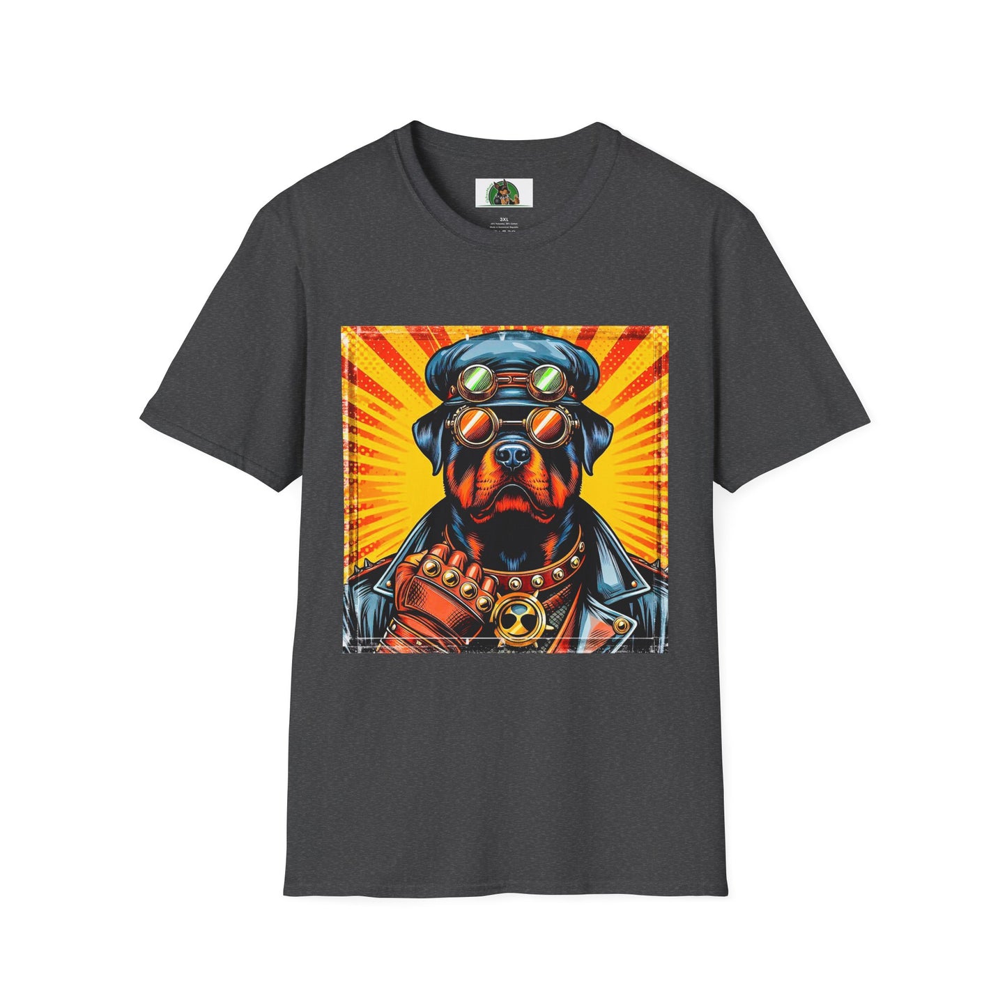 Rottweiler T-Shirt Printify XS Dark Heather 