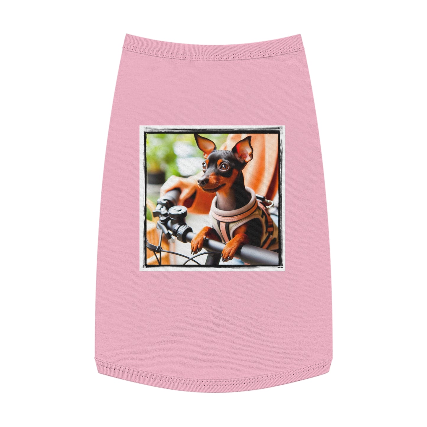 Dog Tank Top - Min Pin Tank Tops Pets Printify   