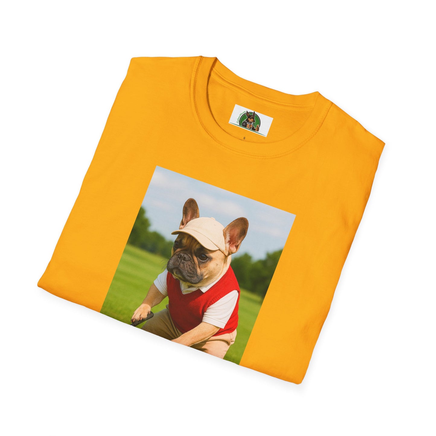 Sports Golf French Bulldog T-Shirt