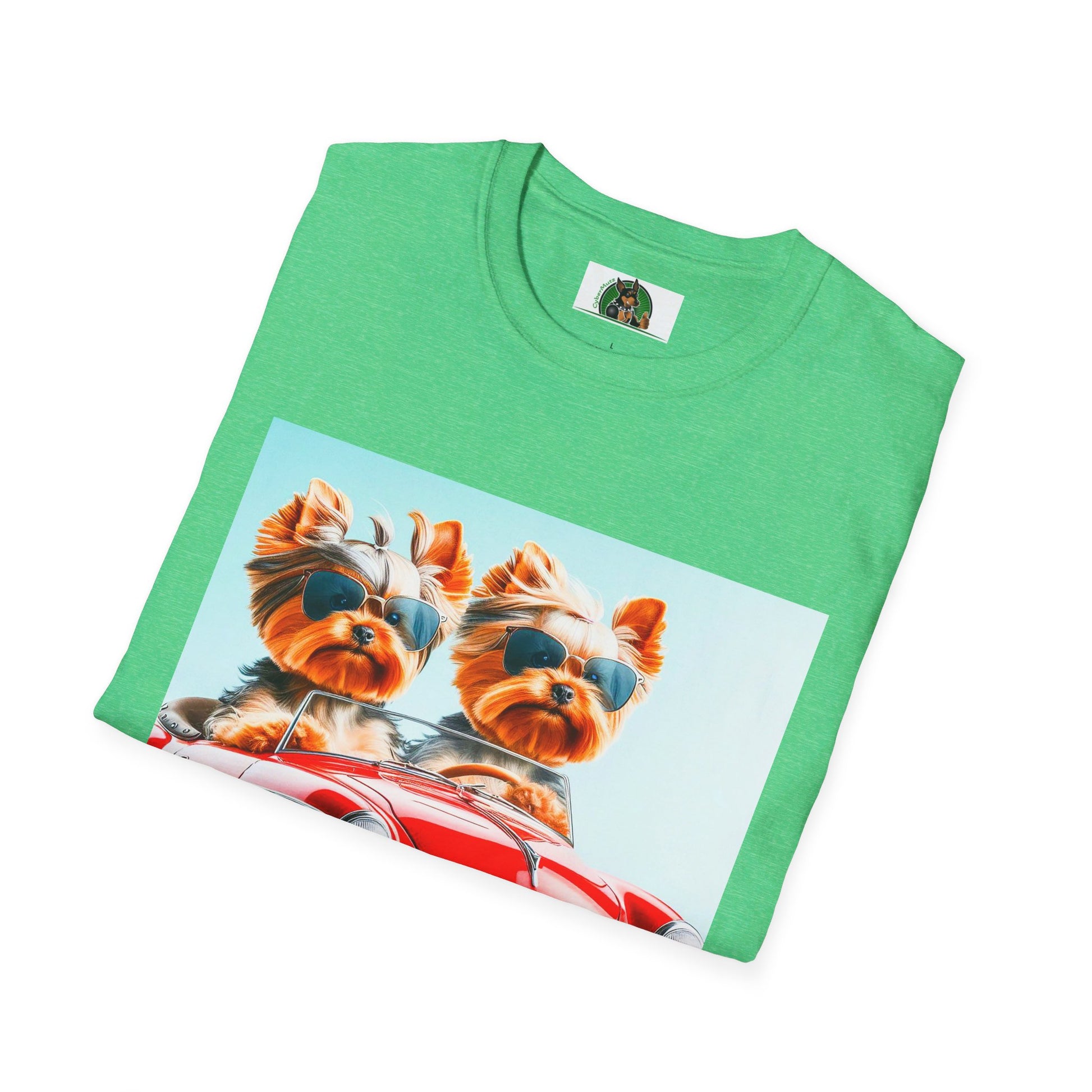 Wacky Yorkie T-Shirt Printify   