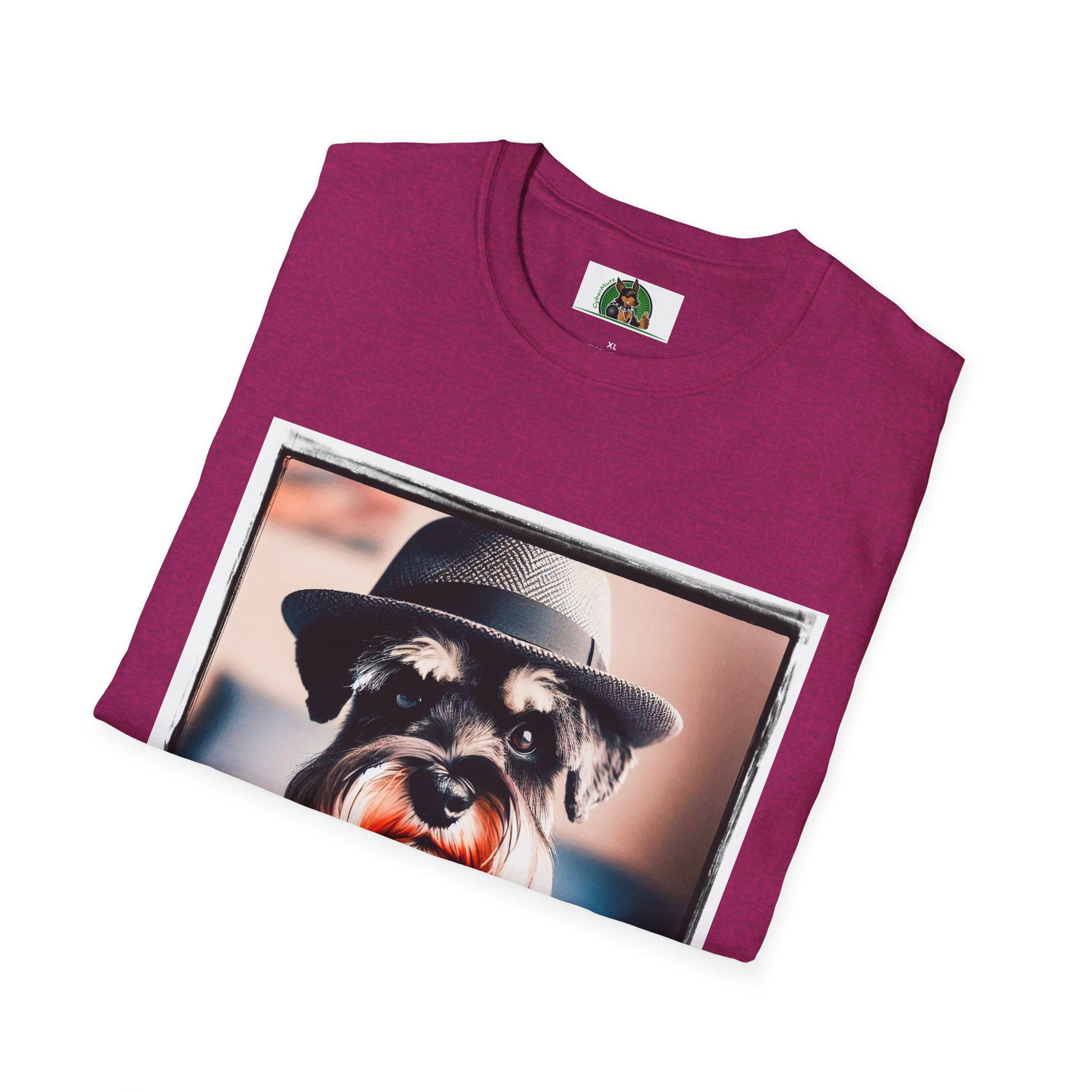 Schnauzer T-Shirt with Miniature Schnauzer Design T-Shirt Printify   