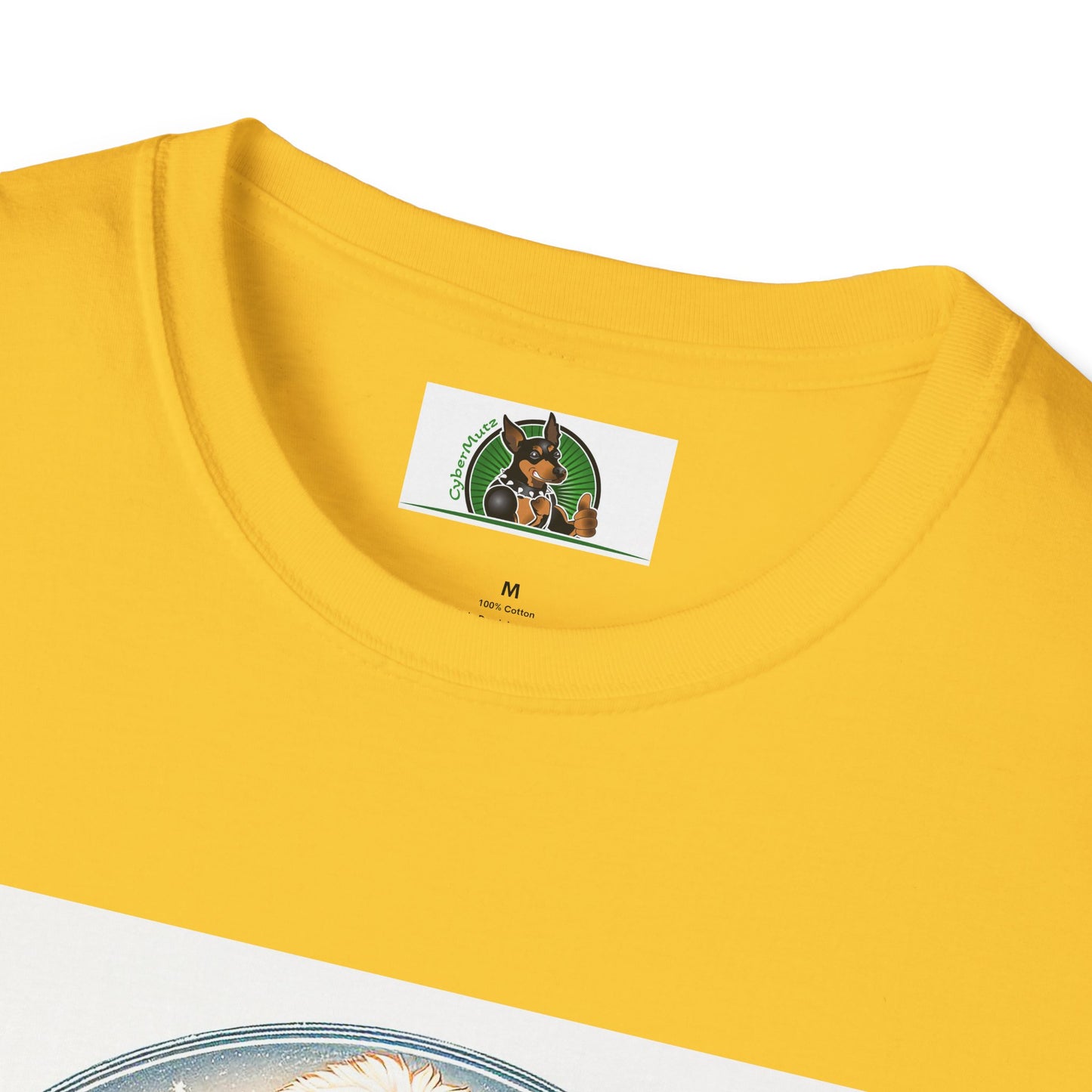 Golden Doodle flowery waves t shirt