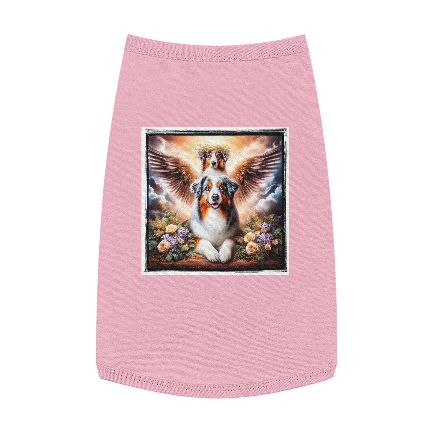 Pet Tank Top Australian Shepherd Pets Printify L Pink 