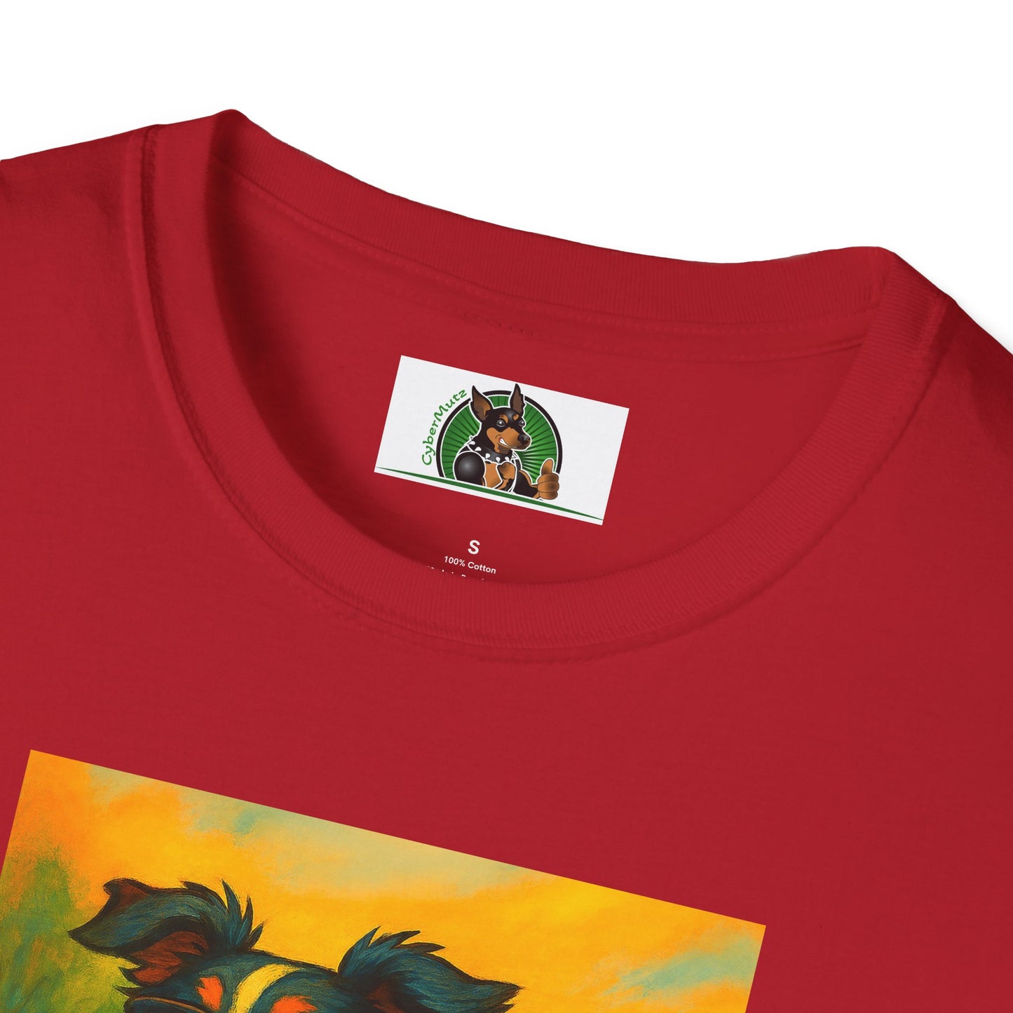 Sports Soccer Australian Shepherd Unisex T-Shirt