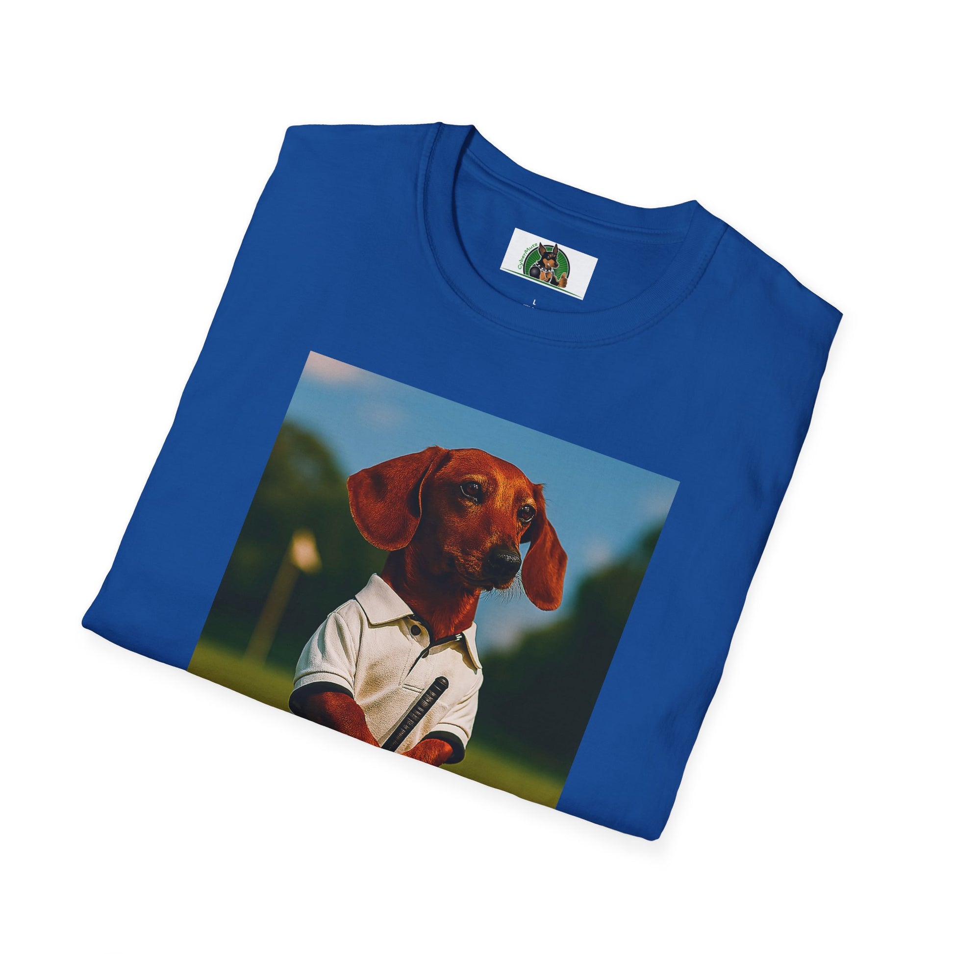 Sports Dachshund Golf T-Shirt T-Shirt Printify