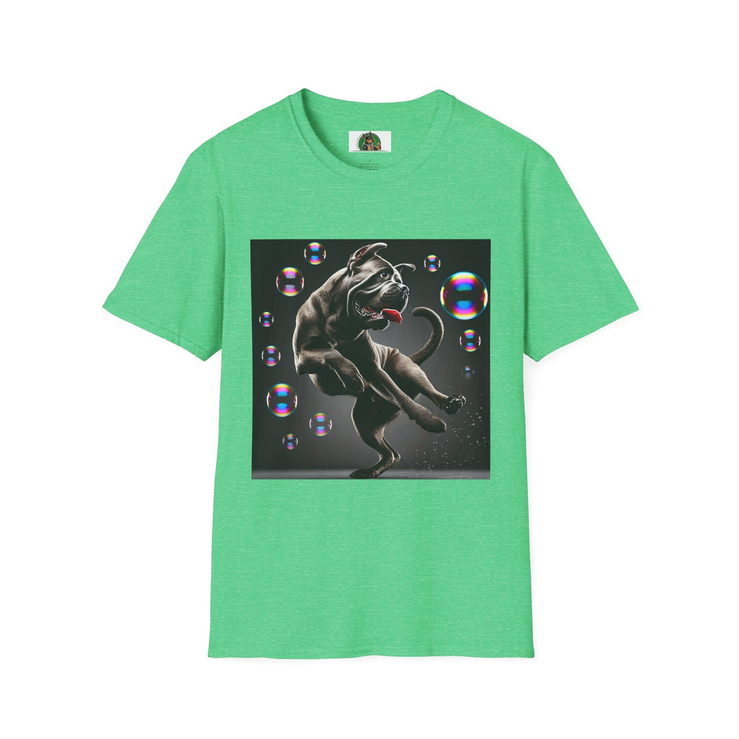 Dancing Cane Corso Softstyle T-Shirt T-Shirt Printify S Heather Irish Green