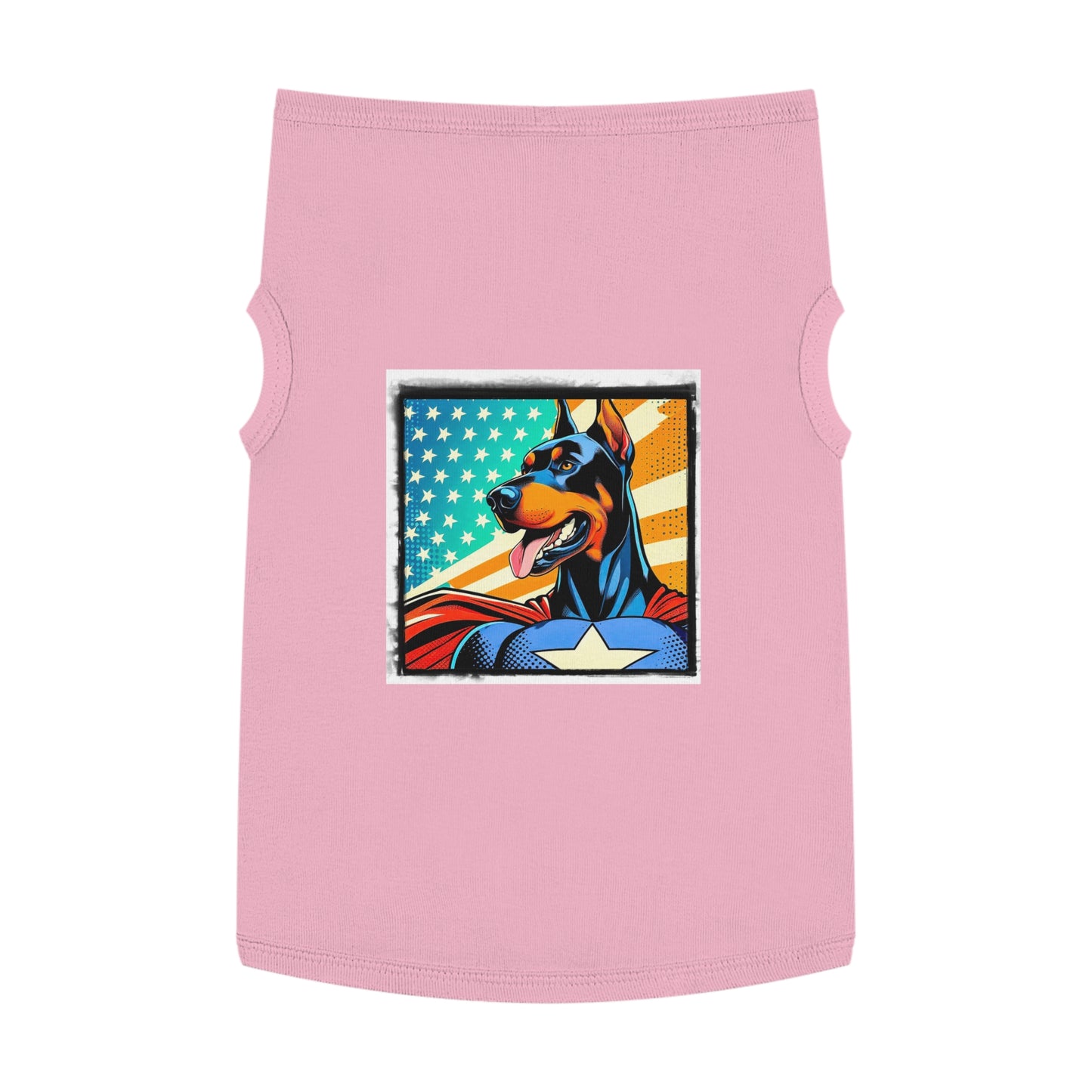 Pet Tank Top Doberman Pets Printify XL Pink