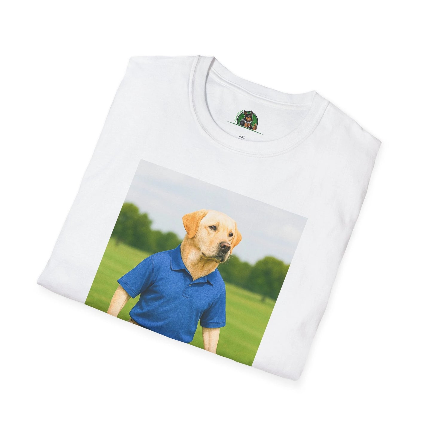 Labrador Retriever Golf T-Shirt — Sports Dog Tee for Dog Lovers T-Shirt Printify