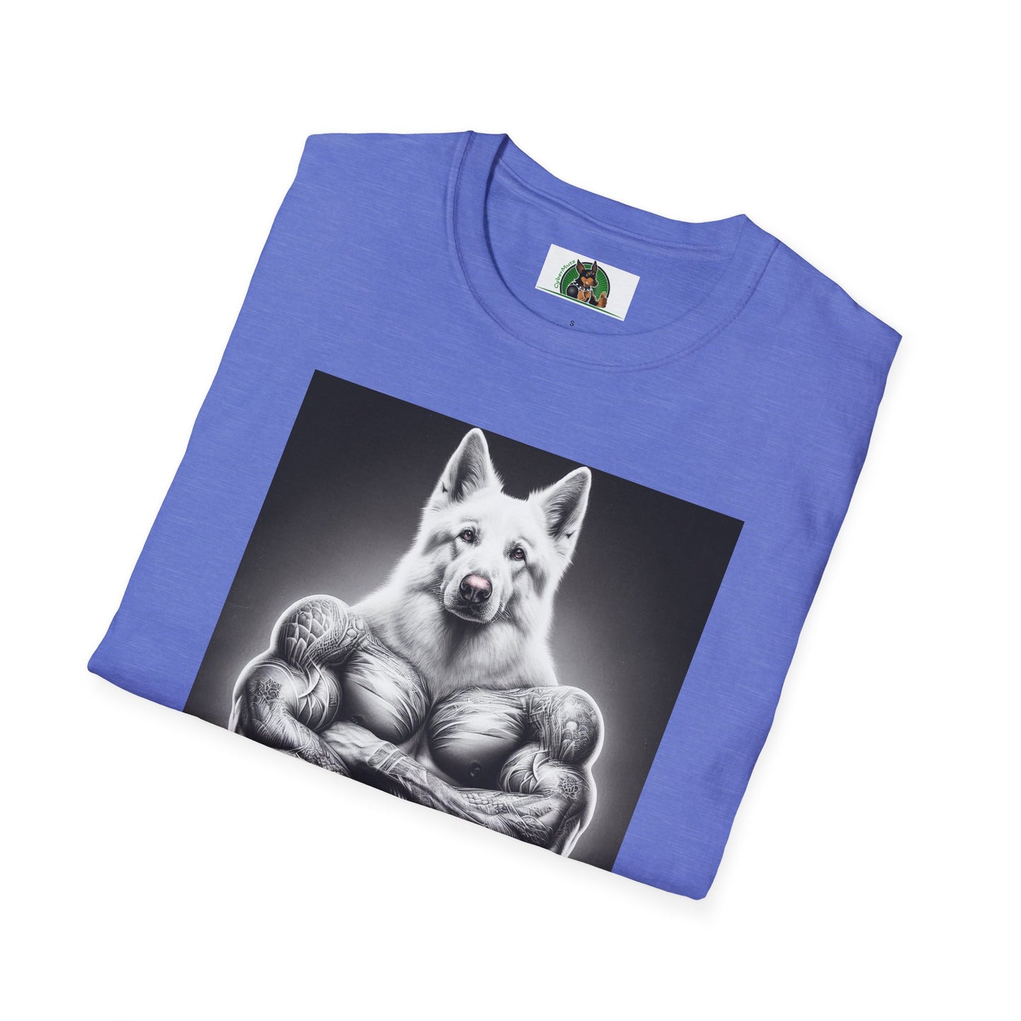 German Shepherd muscle man shirt