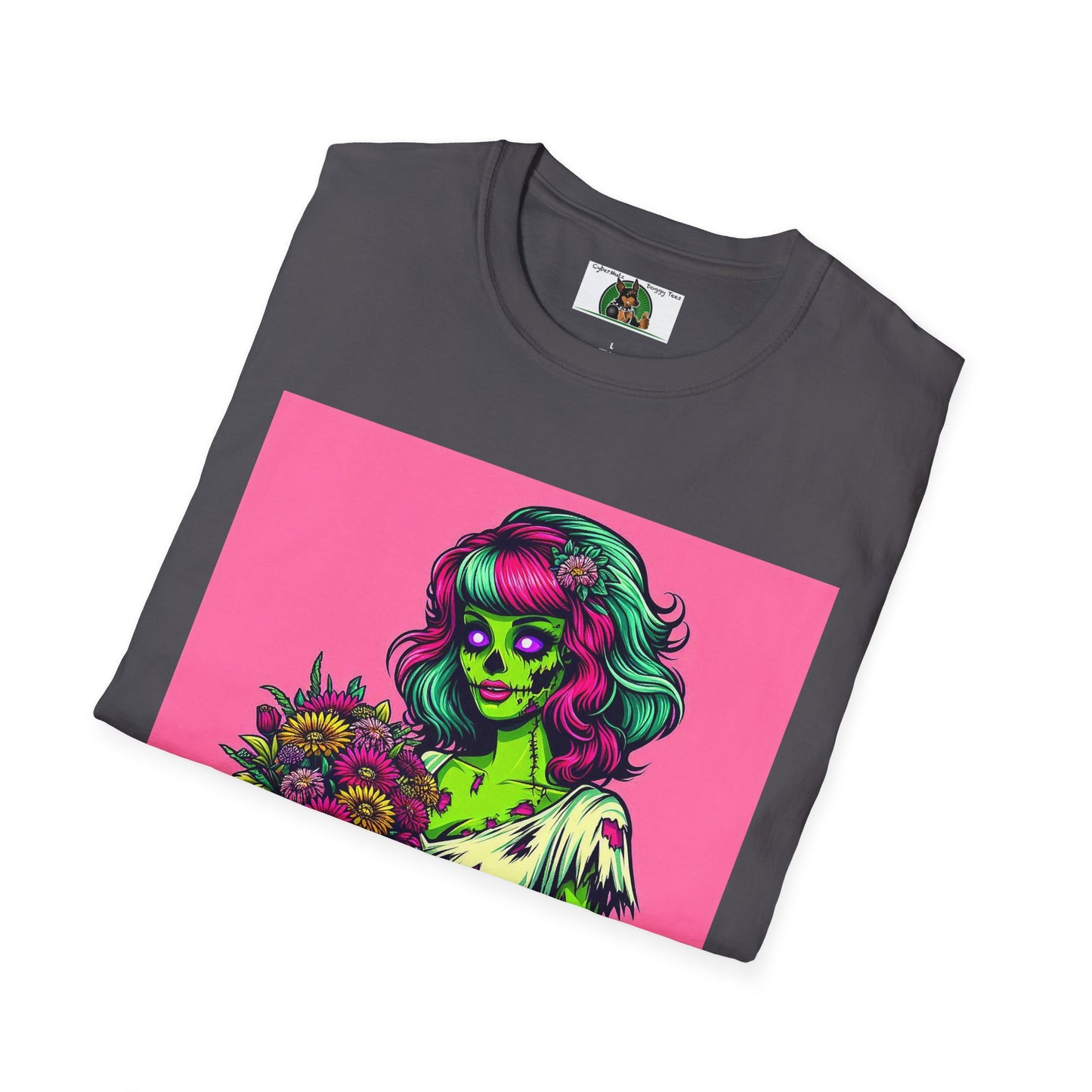 Wacky Zombie Pin Up Girl T-Shirt Printify   