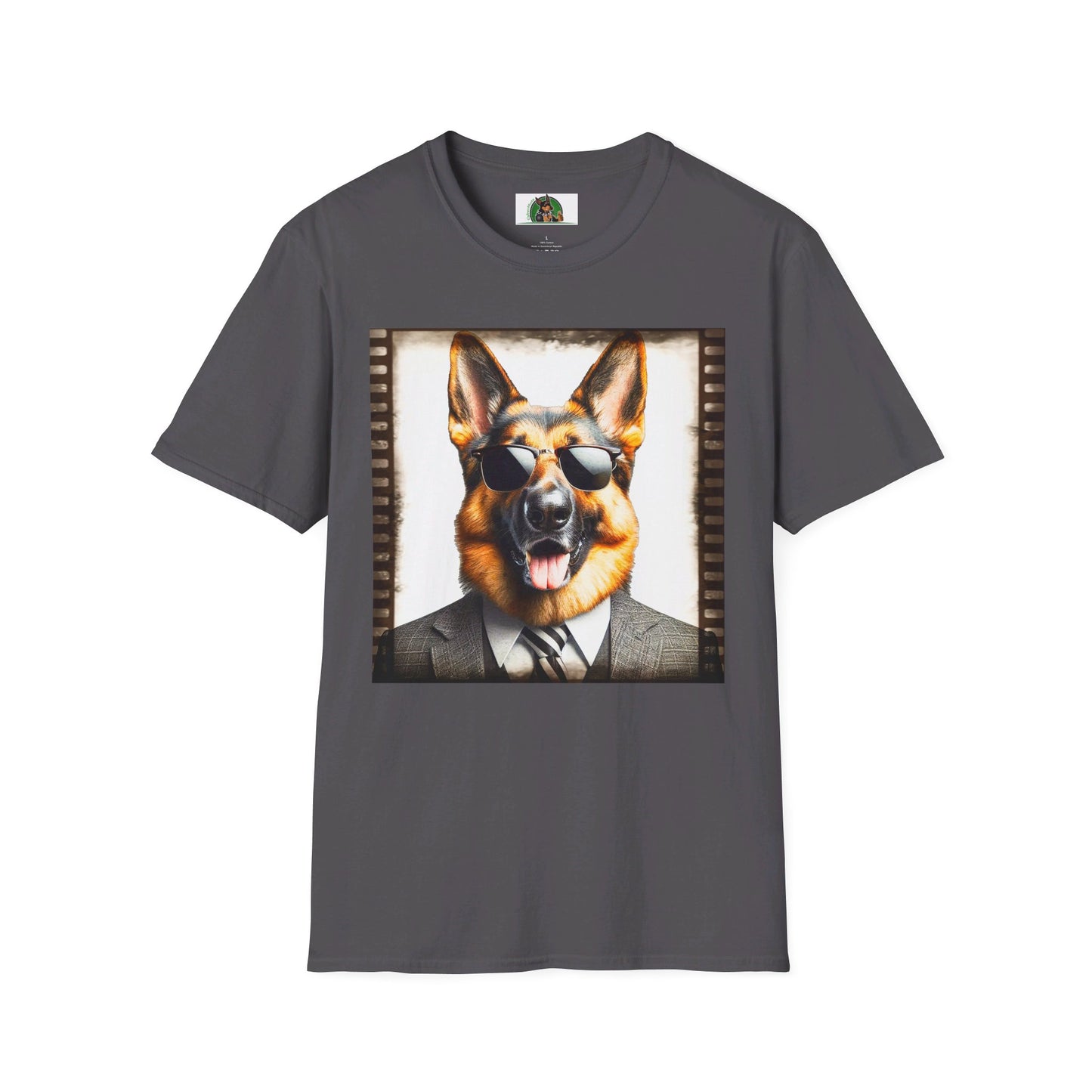 German Shepherd T-Shirt Printify Charcoal S 