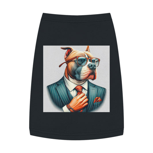 Pet Tank Top Pit Bull Pets Printify M Black