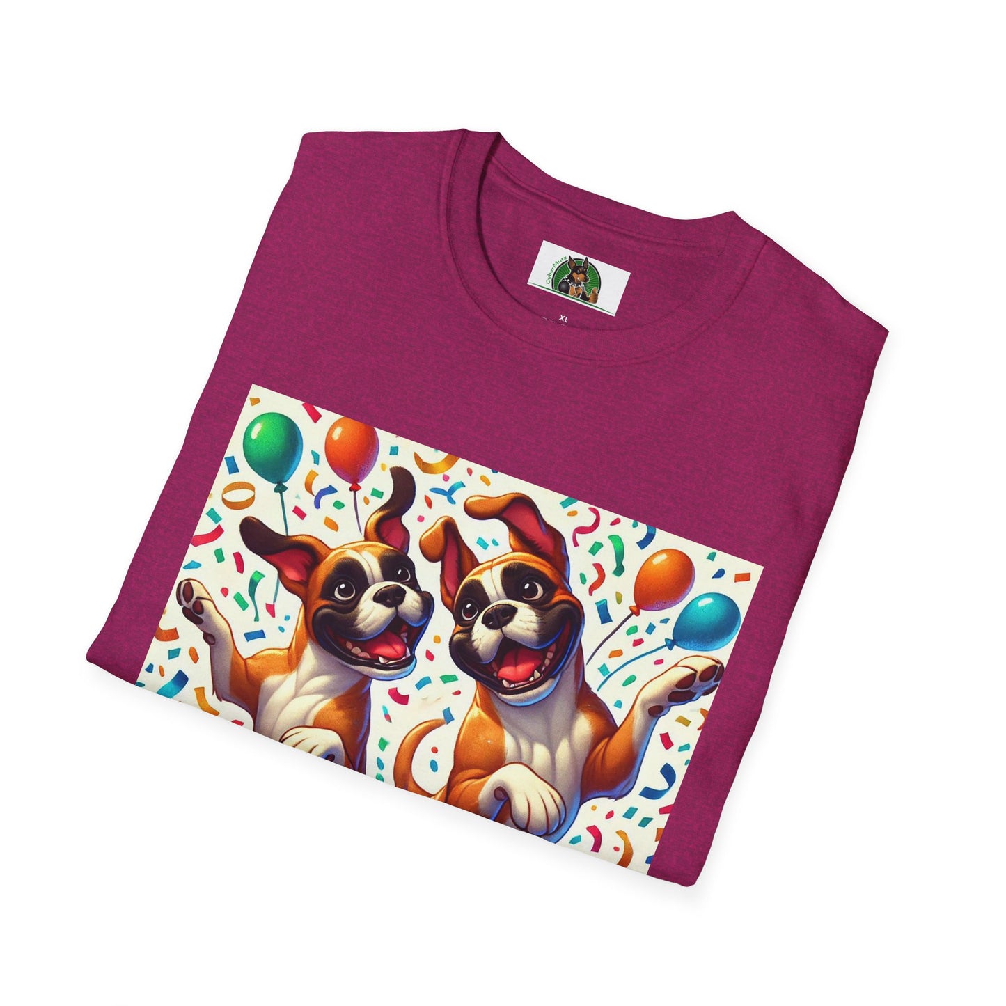 Boxer Dancing Dog T-Shirt - Fun and Playful Unisex Tee