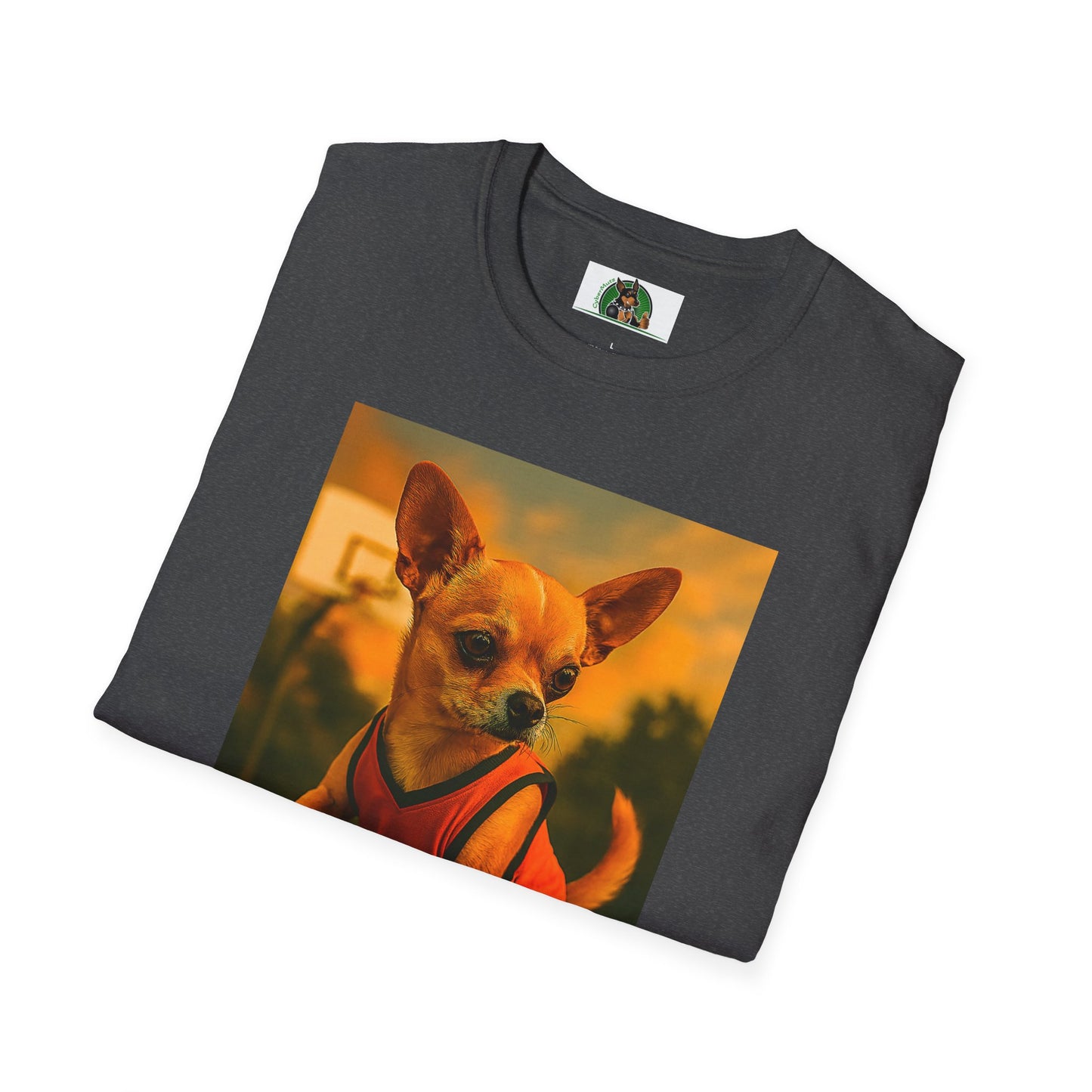 Chihuahua Basketball T-Shirt Sports T-Shirt Printify
