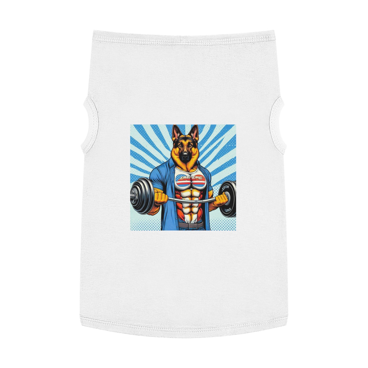 Pet Tank Top German Shepherd Pets Printify XL White 