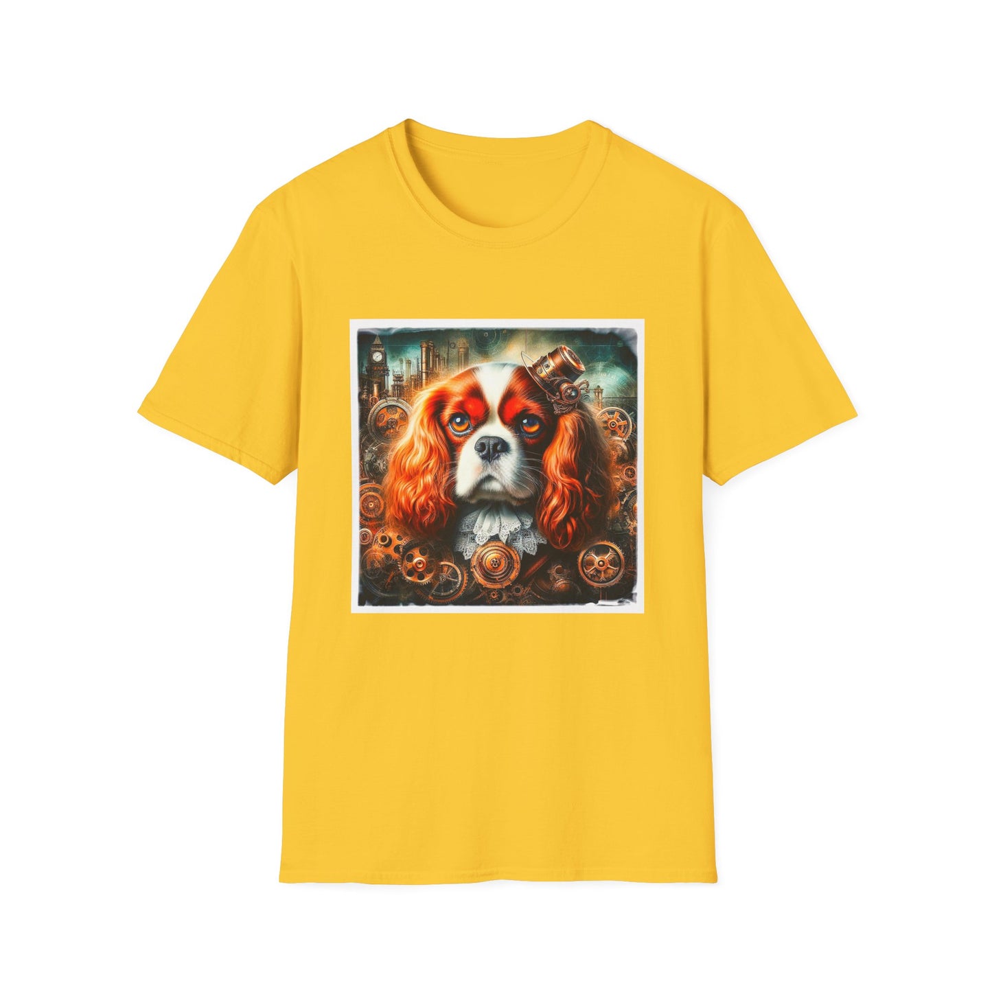 Cavalier King Charles Spaniel Steampunk Dog T-Shirt T-Shirt Printify S Daisy