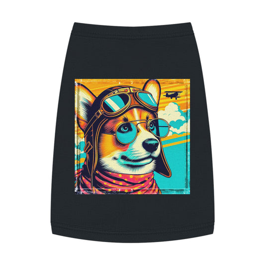 Pet Tank Top Pembroke Welsh Corgi Pets Printify   