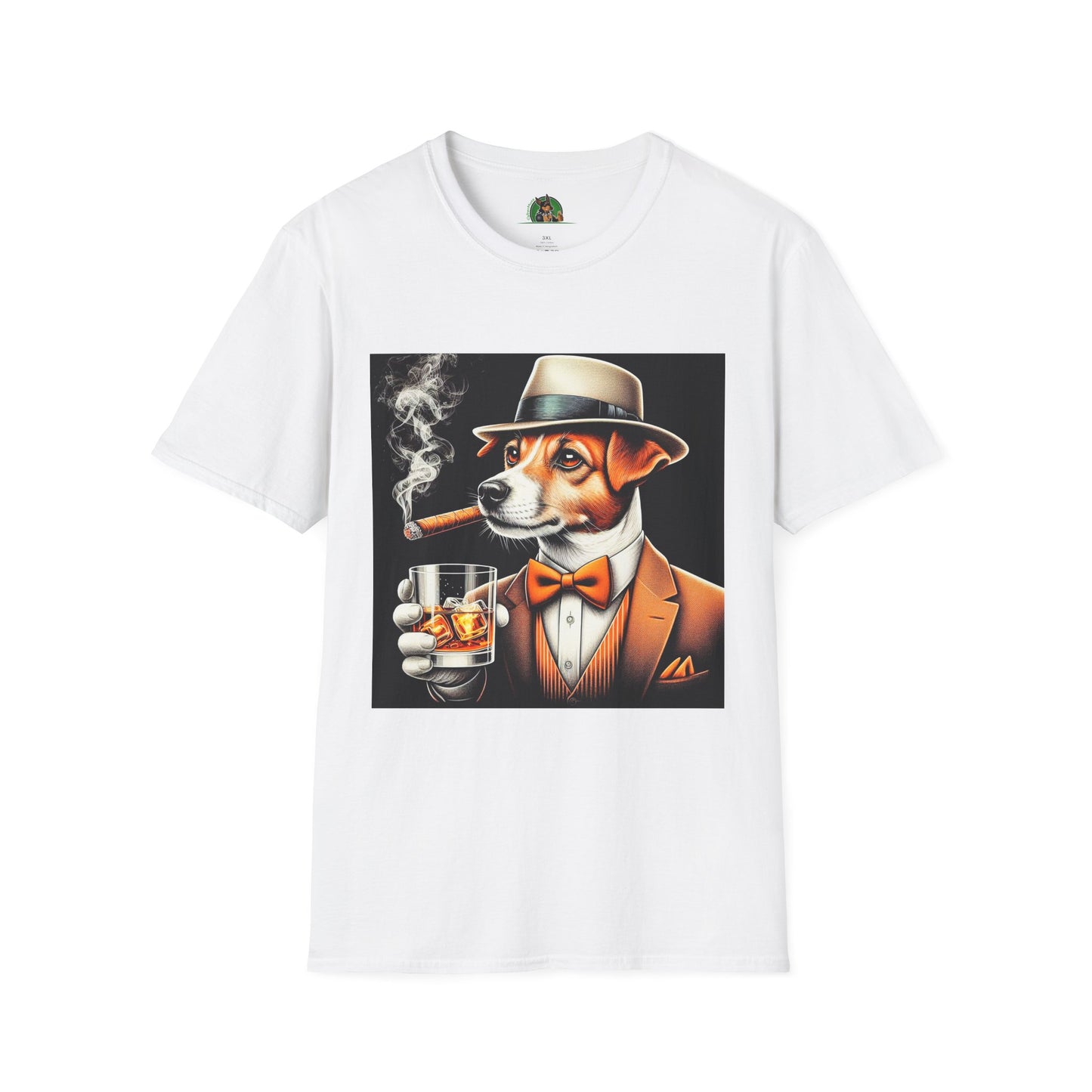 Jack Russell T-Shirt Printify S White