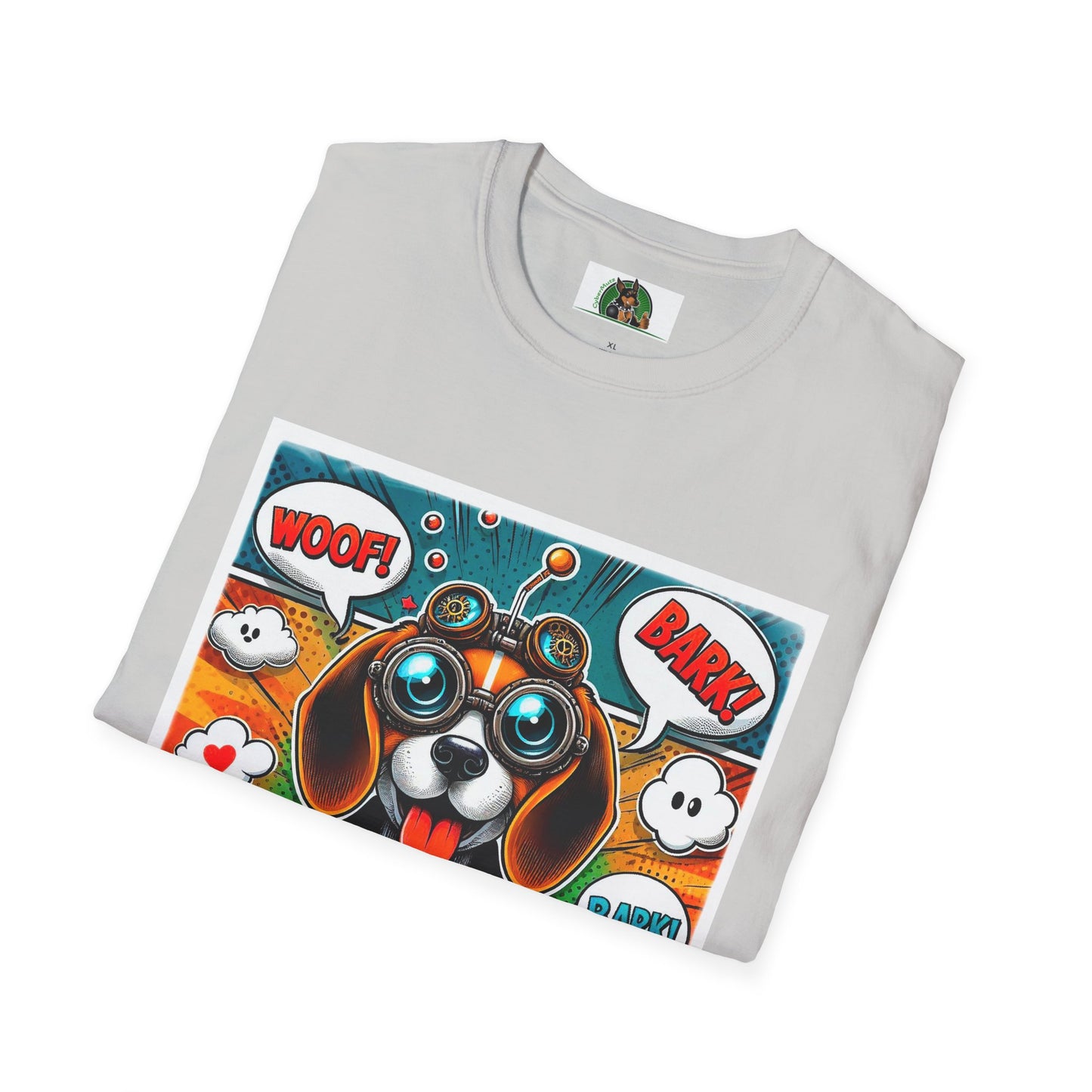 Wacky Beagle Cartoon Pop Art Dog T-Shirt Printify   