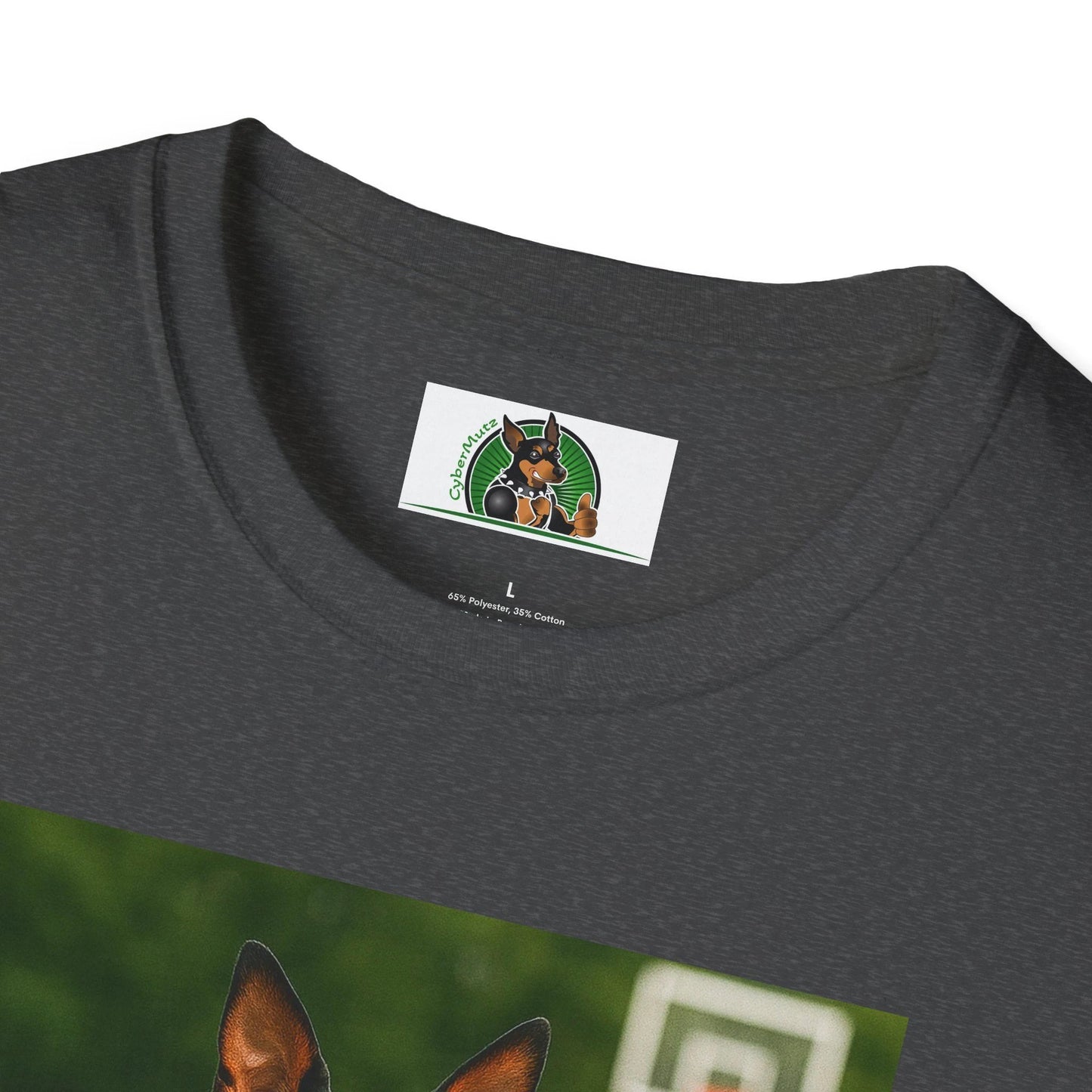 Miniature Pinscher (Min Pin) Basketball T-Shirt — Dog Lover Sports Tee T-Shirt Printify