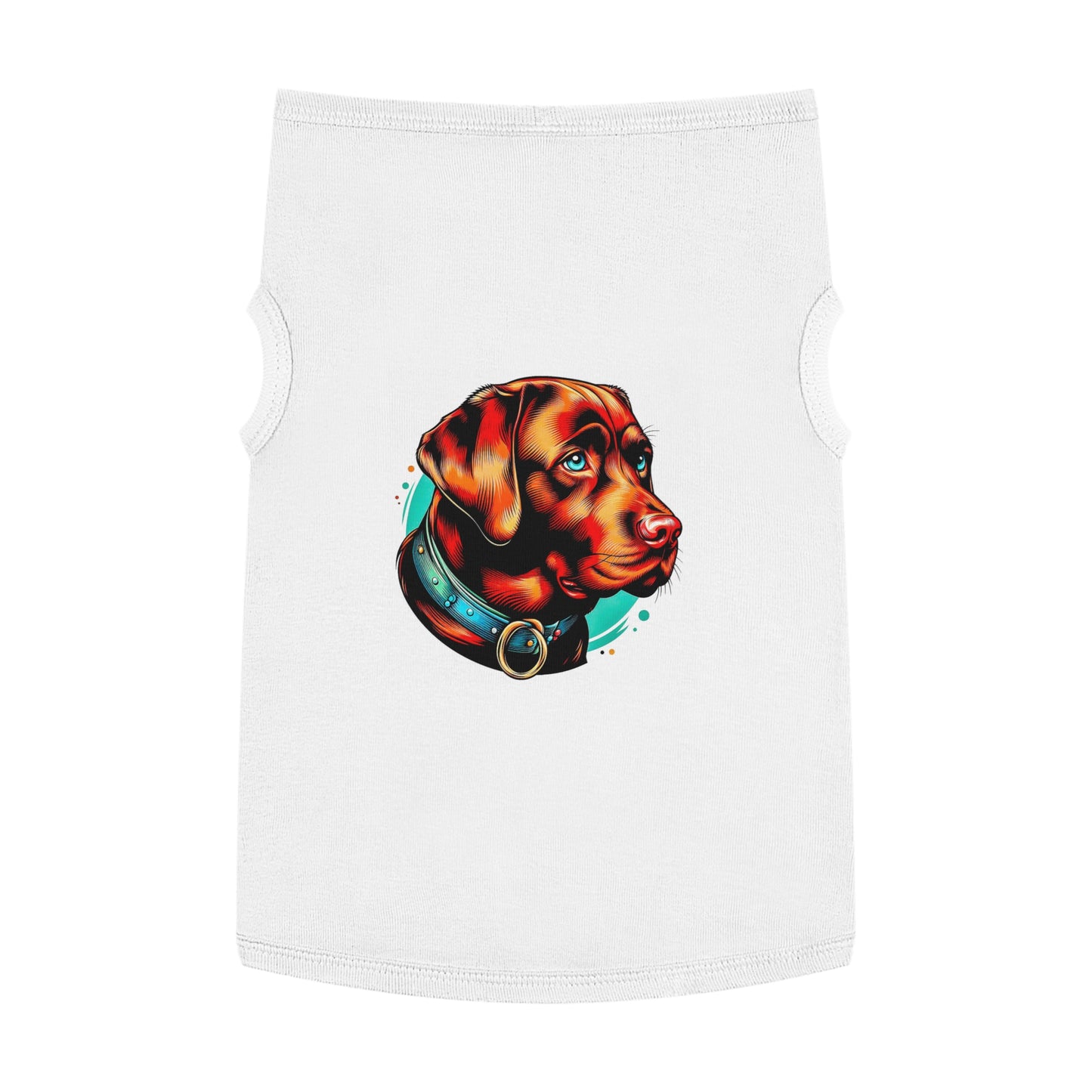 Pet Tank Top Labrador Retriever Pets Printify XL White 