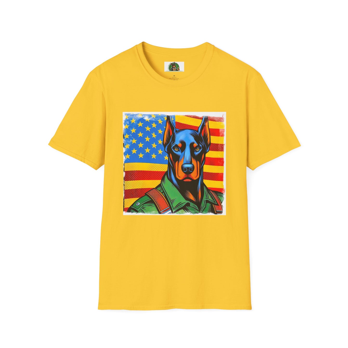 Doberman T-Shirt Printify S Daisy