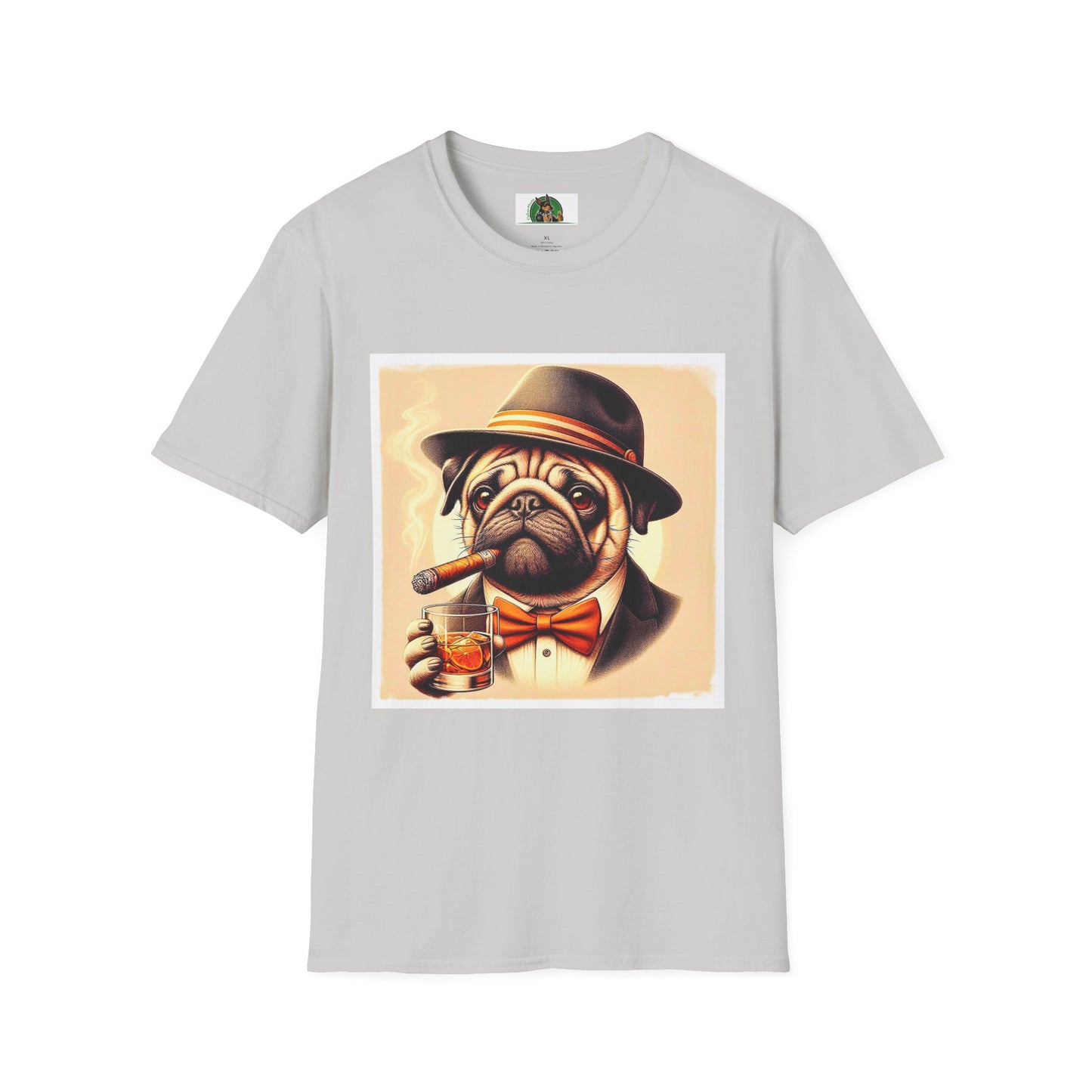 Pugs T-Shirt Printify S Ice Grey 