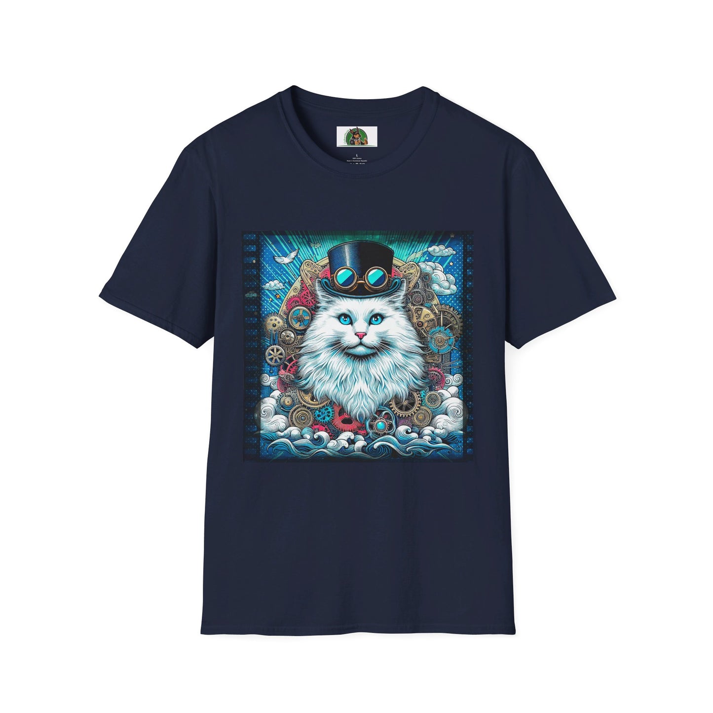 Marketing Siberian Cat Mis·cel·la·ne·ous T-Shirt Printify S Navy 