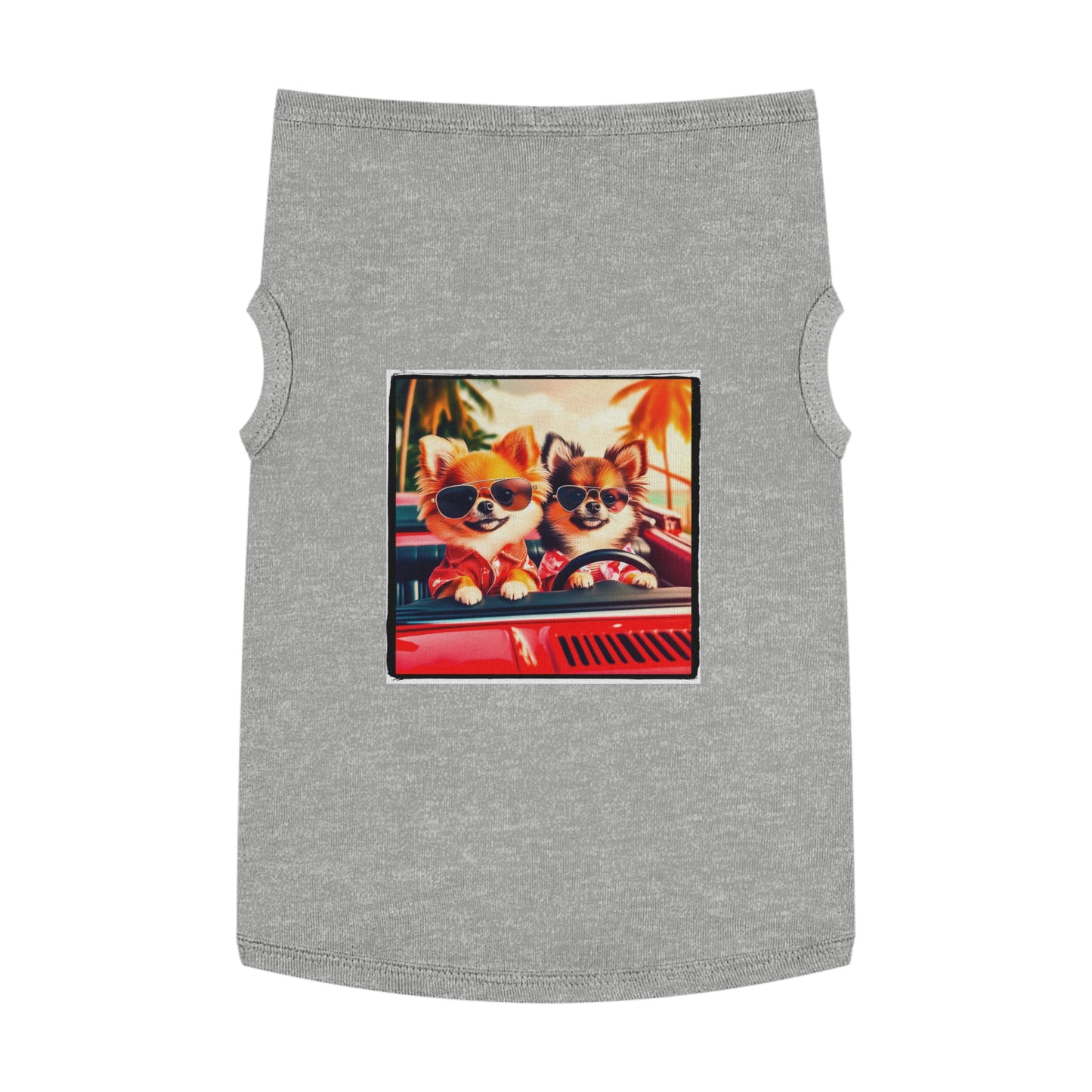 Pet Tank Top Chihuahua Pets Printify XL Heather