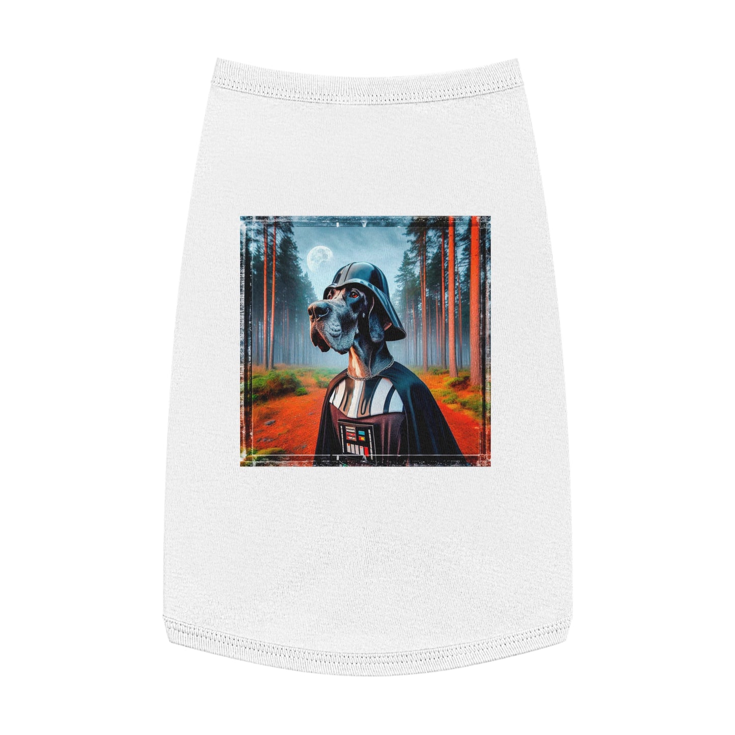 Pet Tank Top Great Dane Pets Printify L White