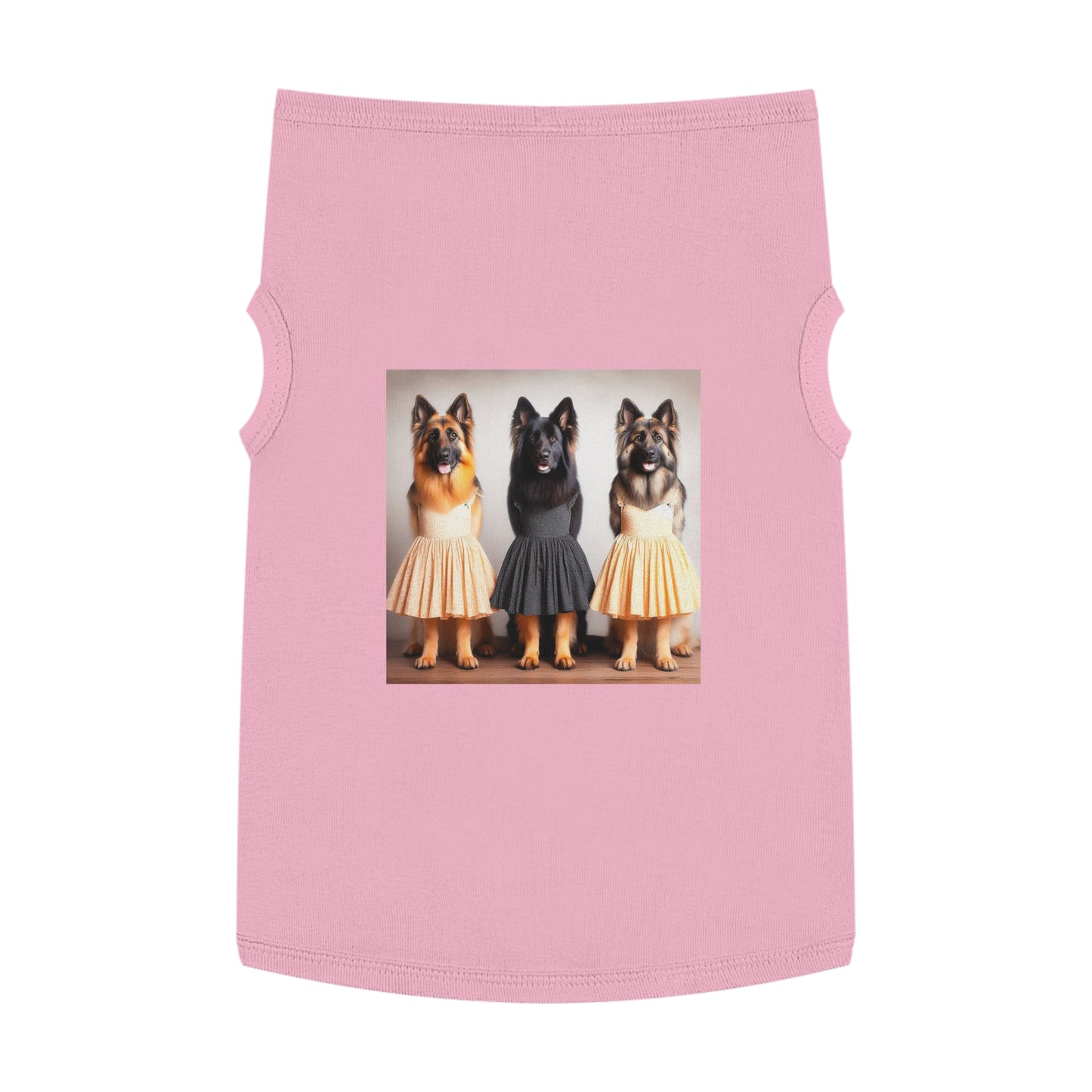 Pet Tank Top German Shepherd Pets Printify XL Pink