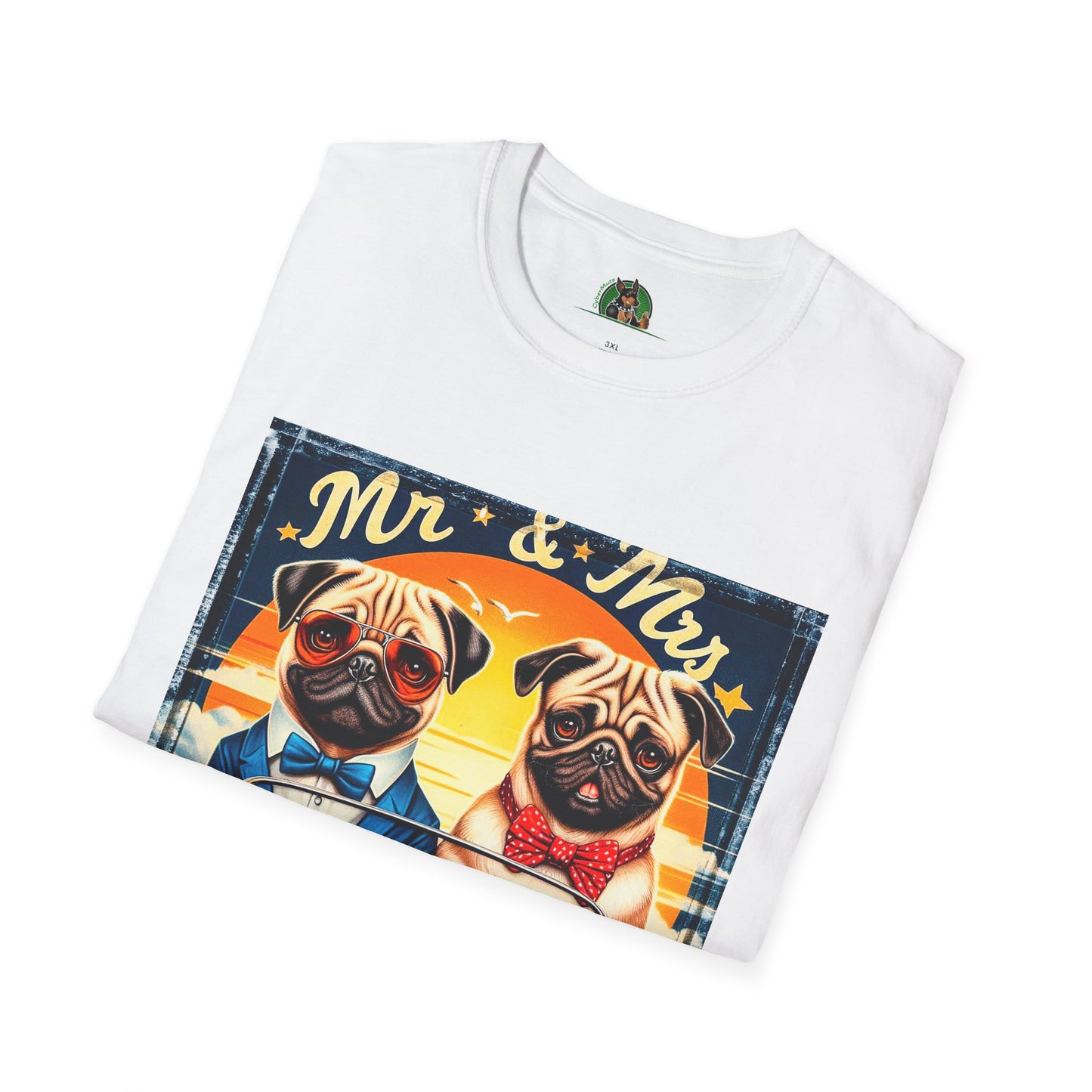 Wacky Pugs T-Shirt Printify   