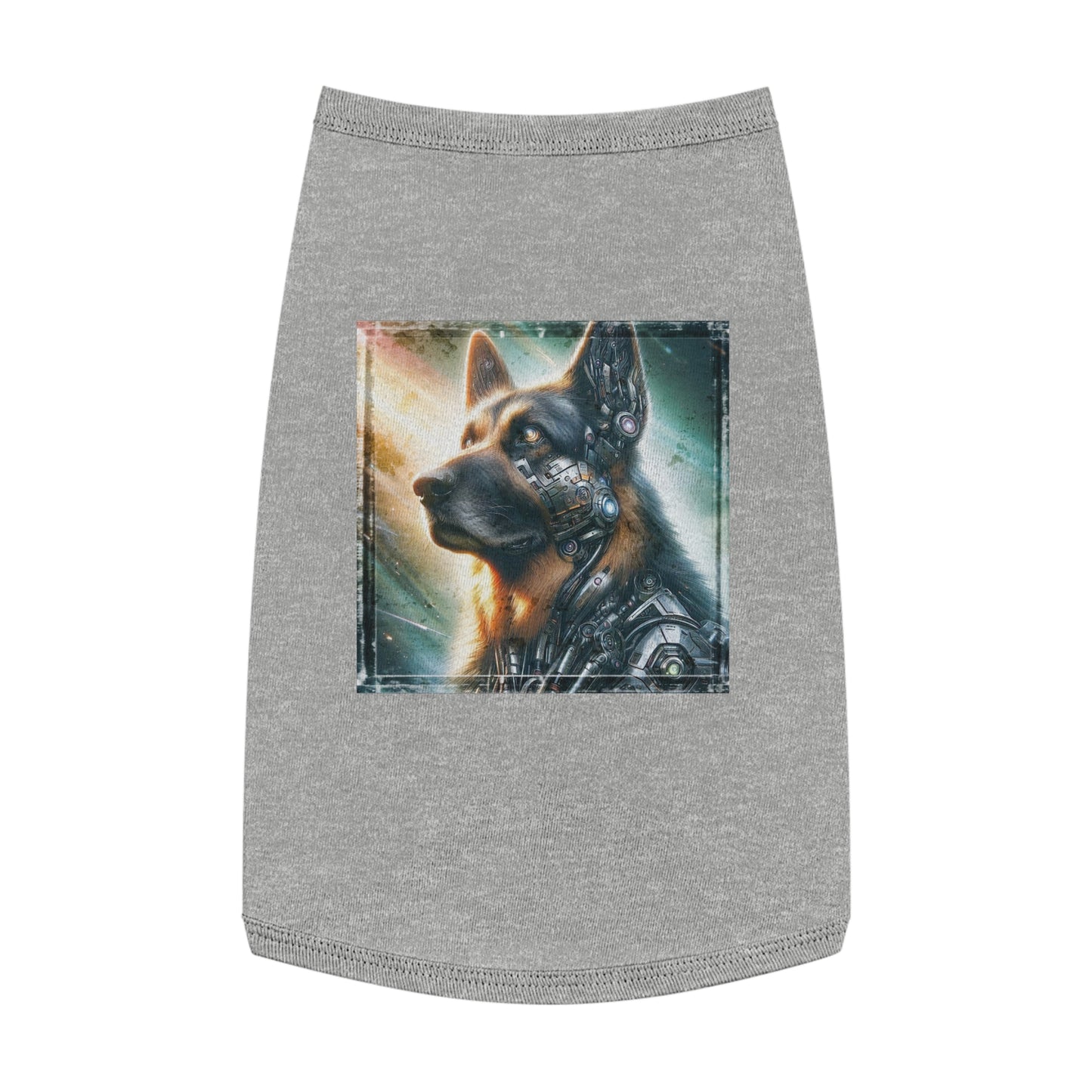 Pet Tank Top German Shepherd Pets Printify L Heather 