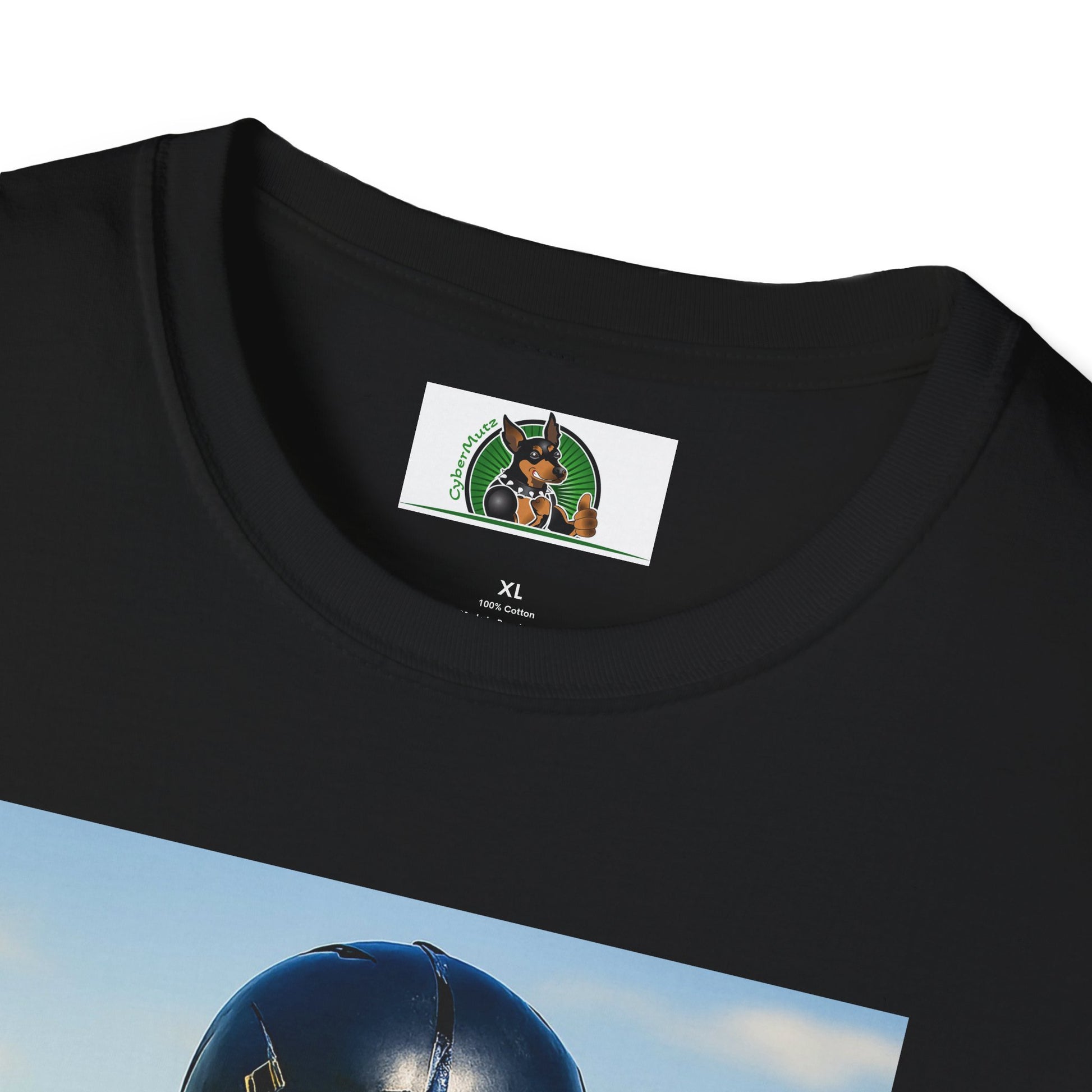 Football Doberman Sports T-Shirt T-Shirt Printify