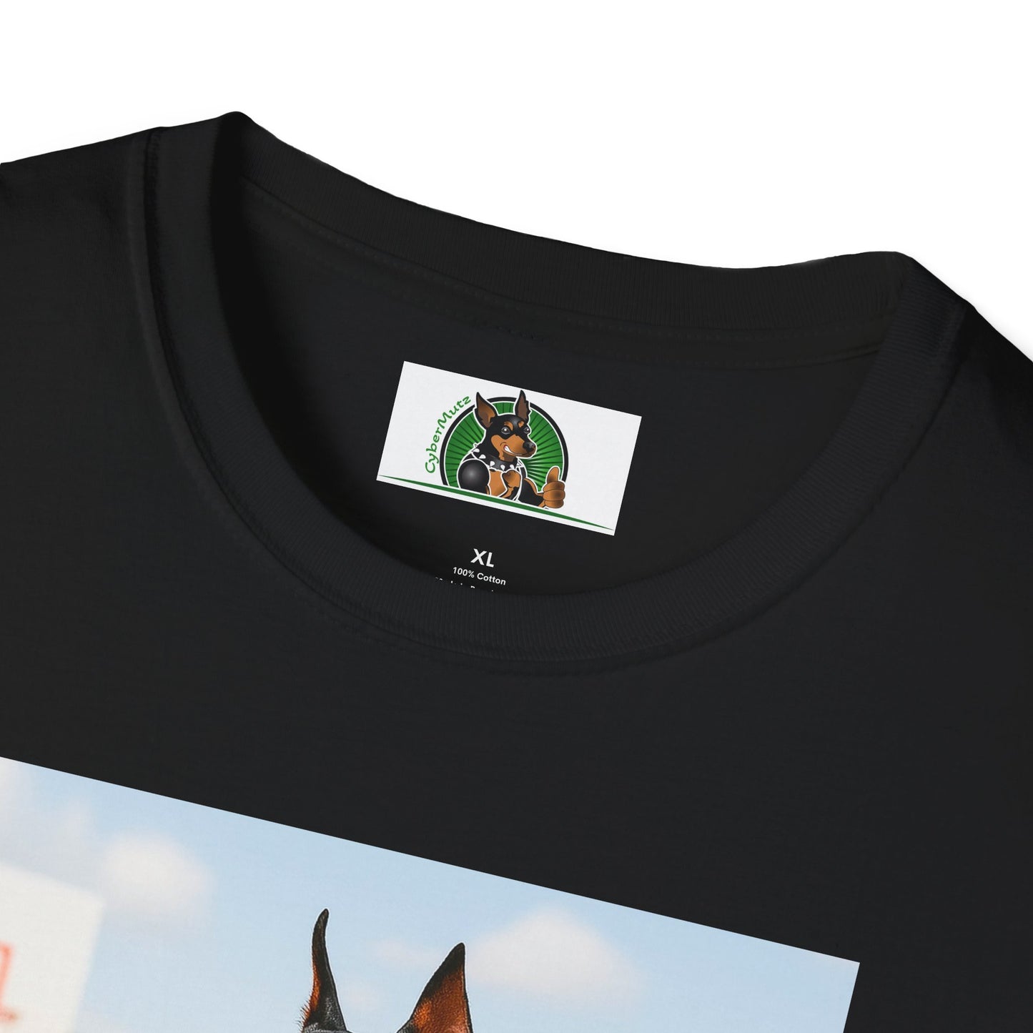 Basketball Doberman Sports T-Shirt T-Shirt Printify