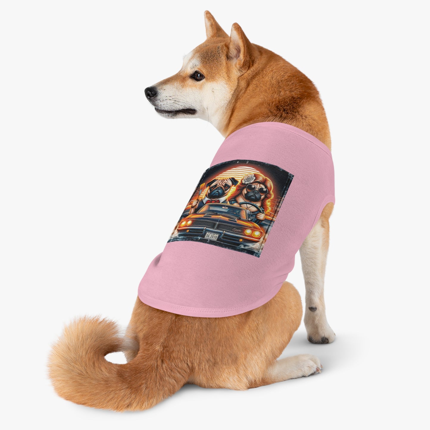 Wacky Pet Tank Top Pug Pets Printify   