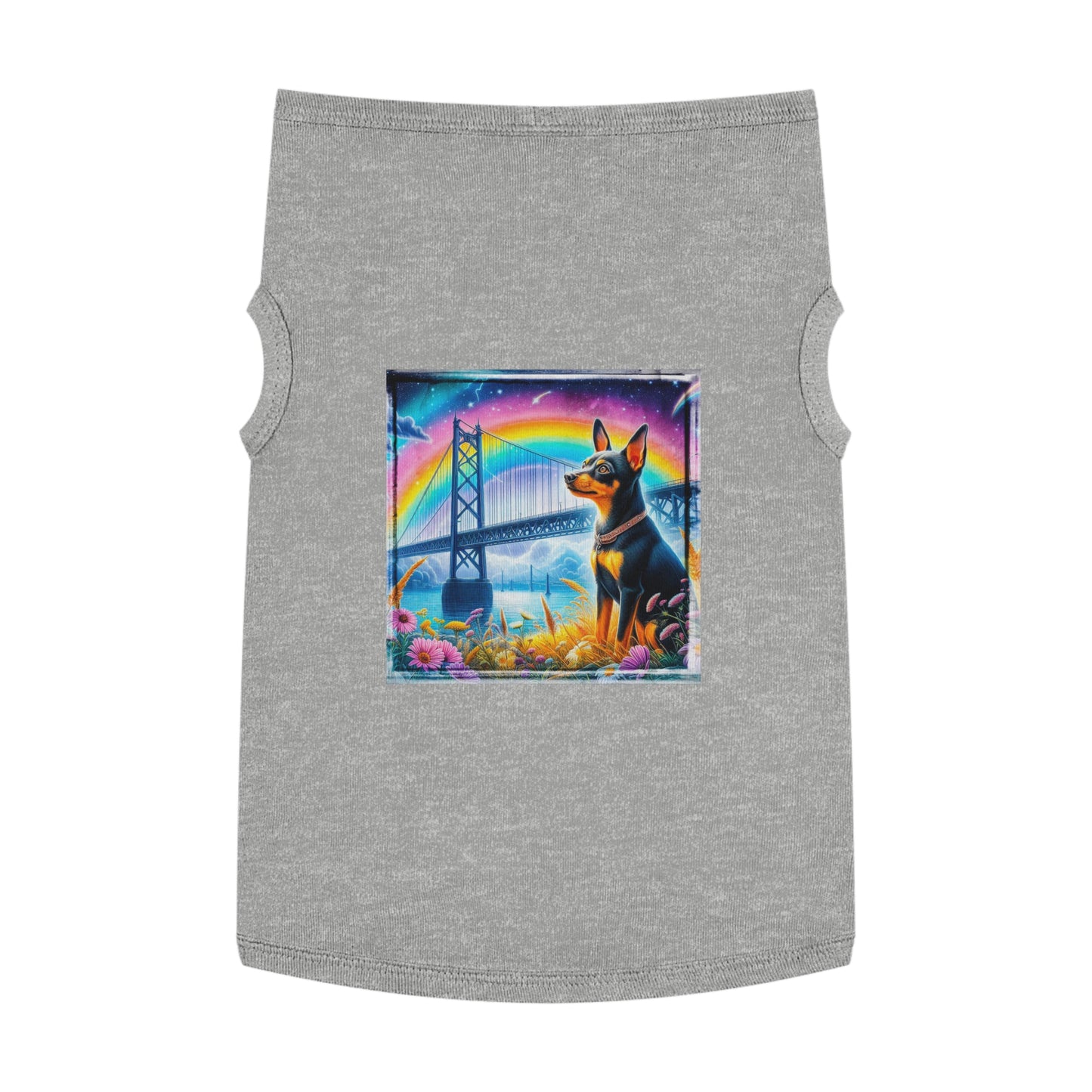 Pet Tank Top Rat Terrier Pets Printify XL Heather 