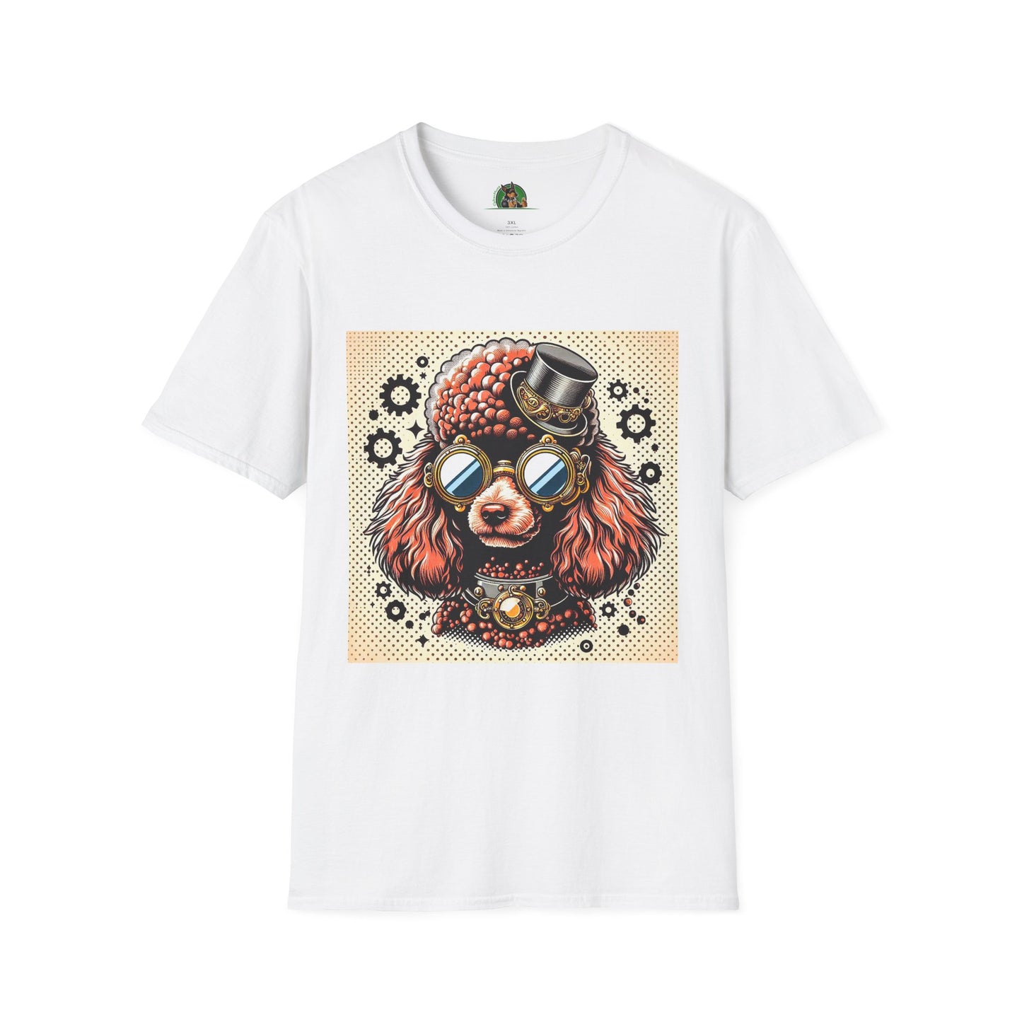 Poodle T-Shirt Printify XS White