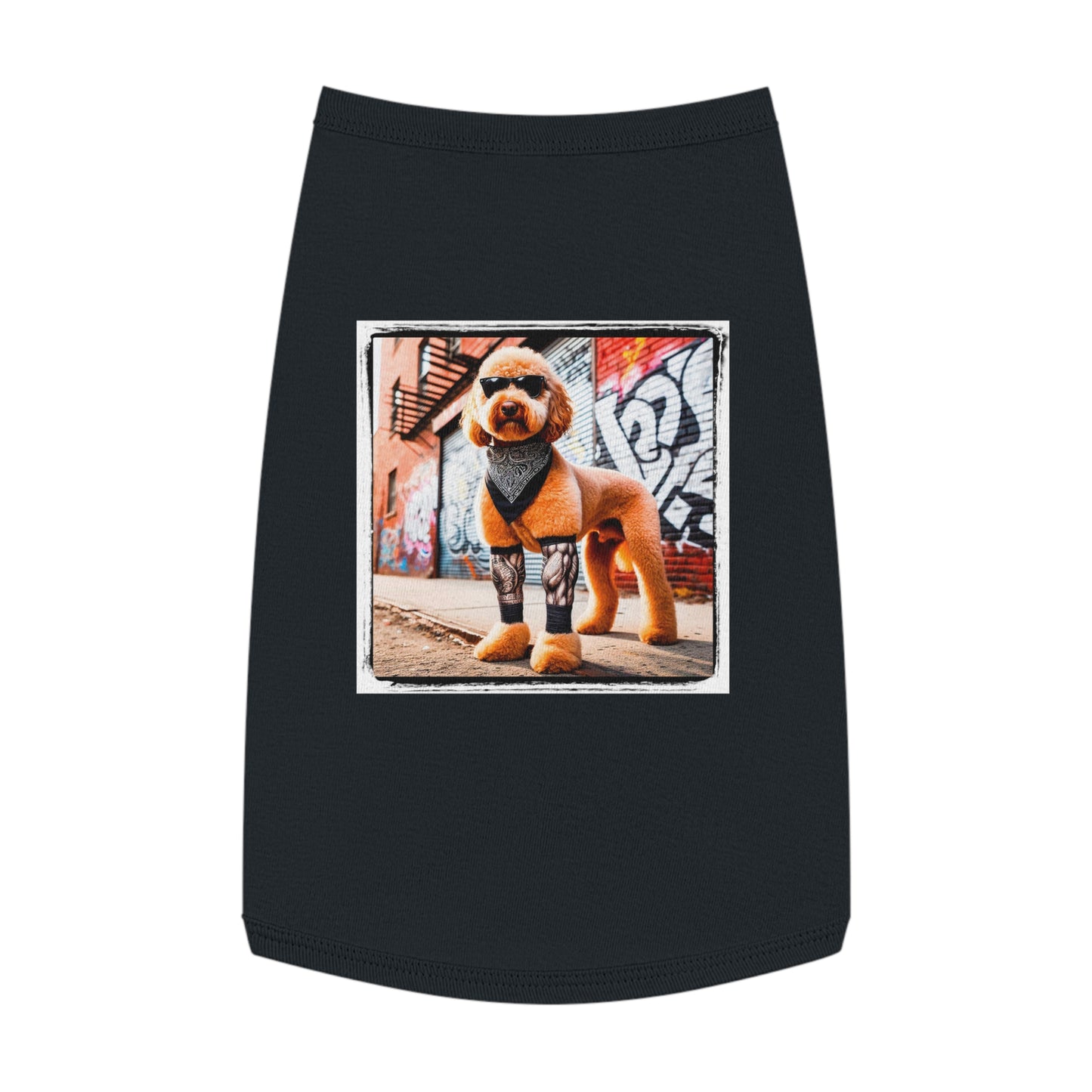 Pet Tank Top Sheepadoodle Pets Printify L Black 