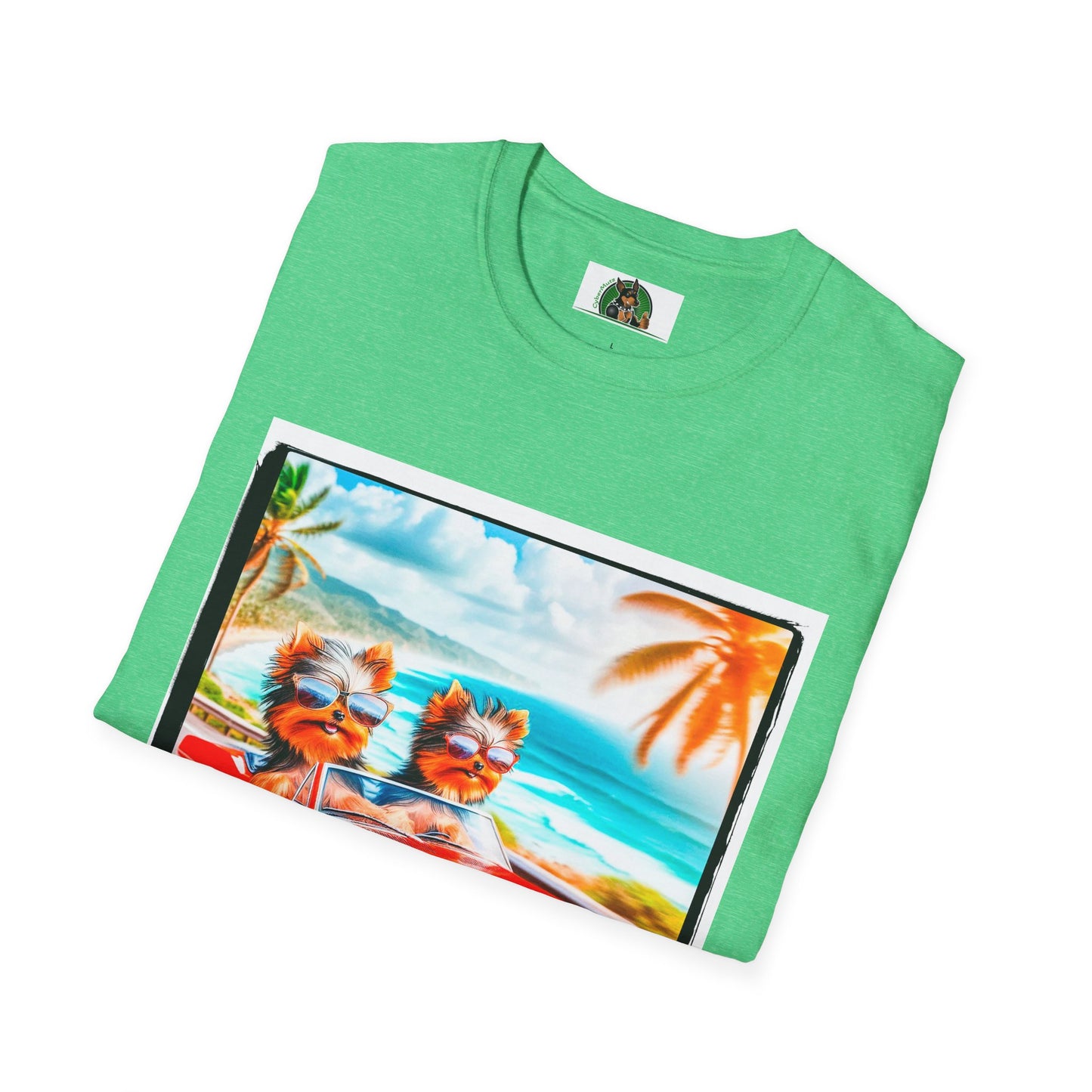 Yorkie beach cruising shirt