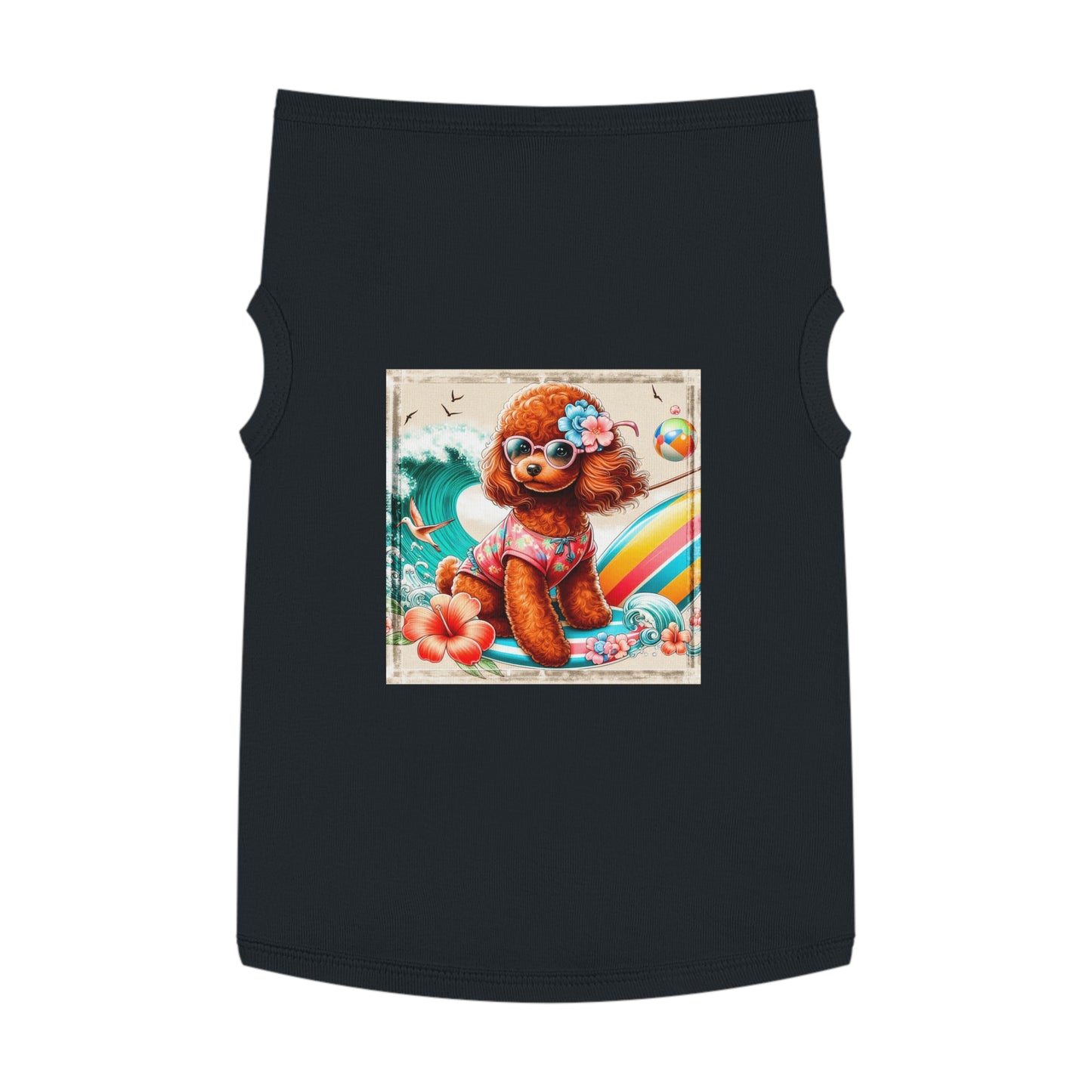 Pet Tank Top Poodle Pets Printify   