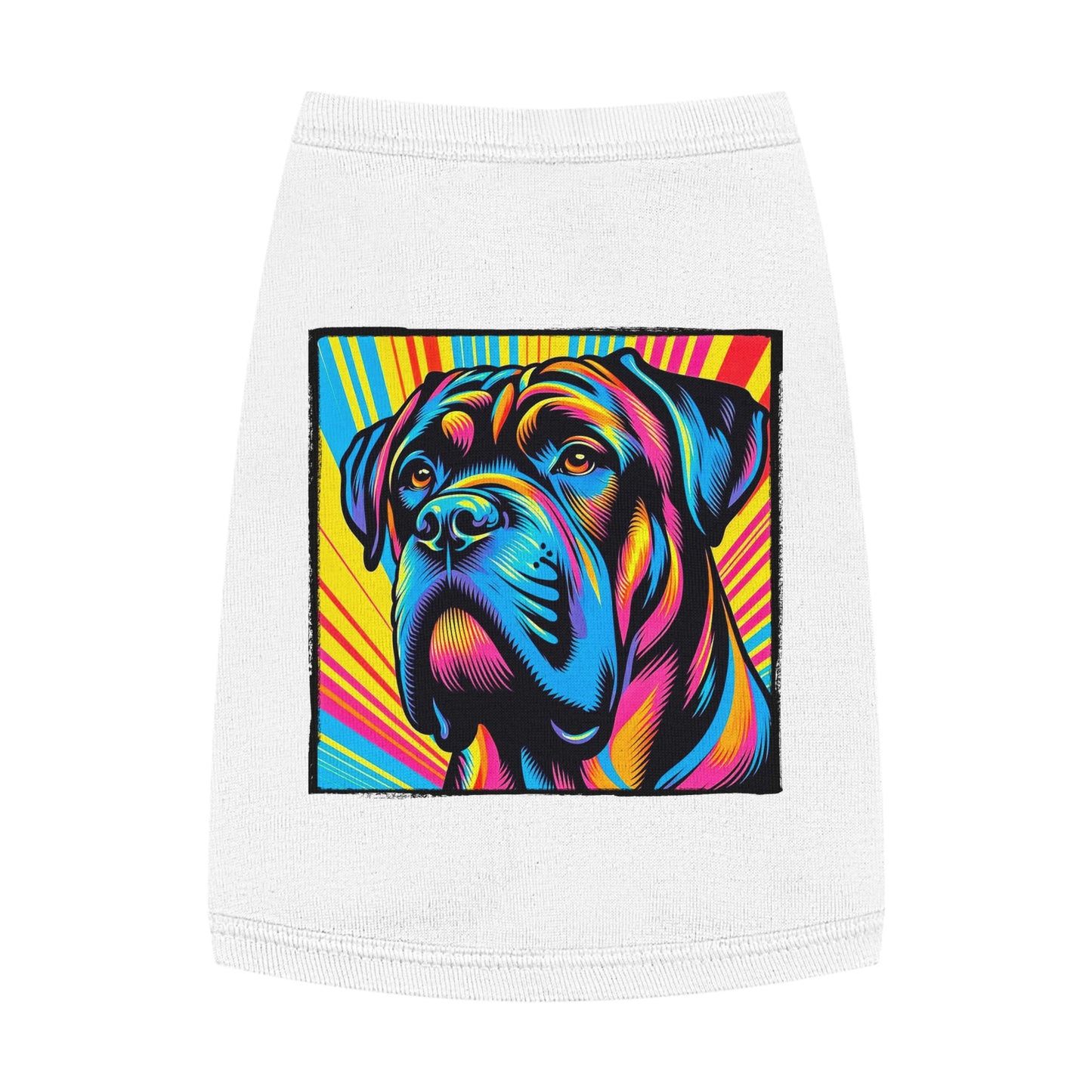 Pet Tank Top Cane Corso Pets Printify M White 