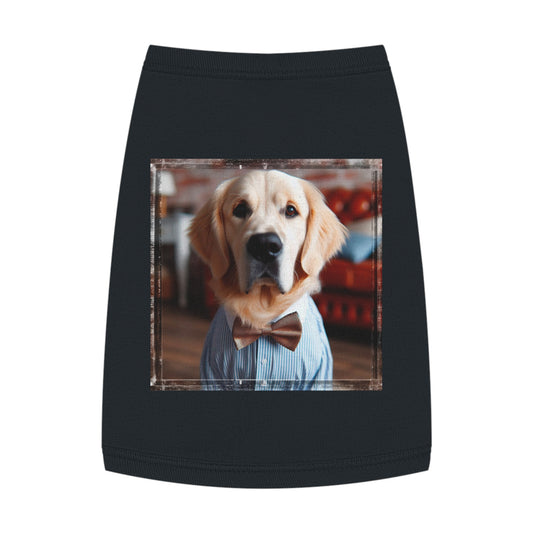 Golden Retriever pet tank top Pets Printify   