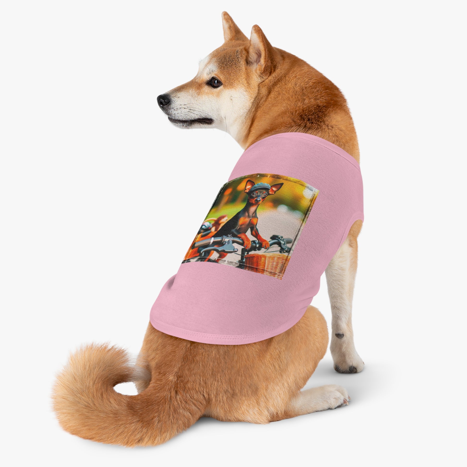 Dog Tank Top - Min Pin Tank Tops Pets Printify   