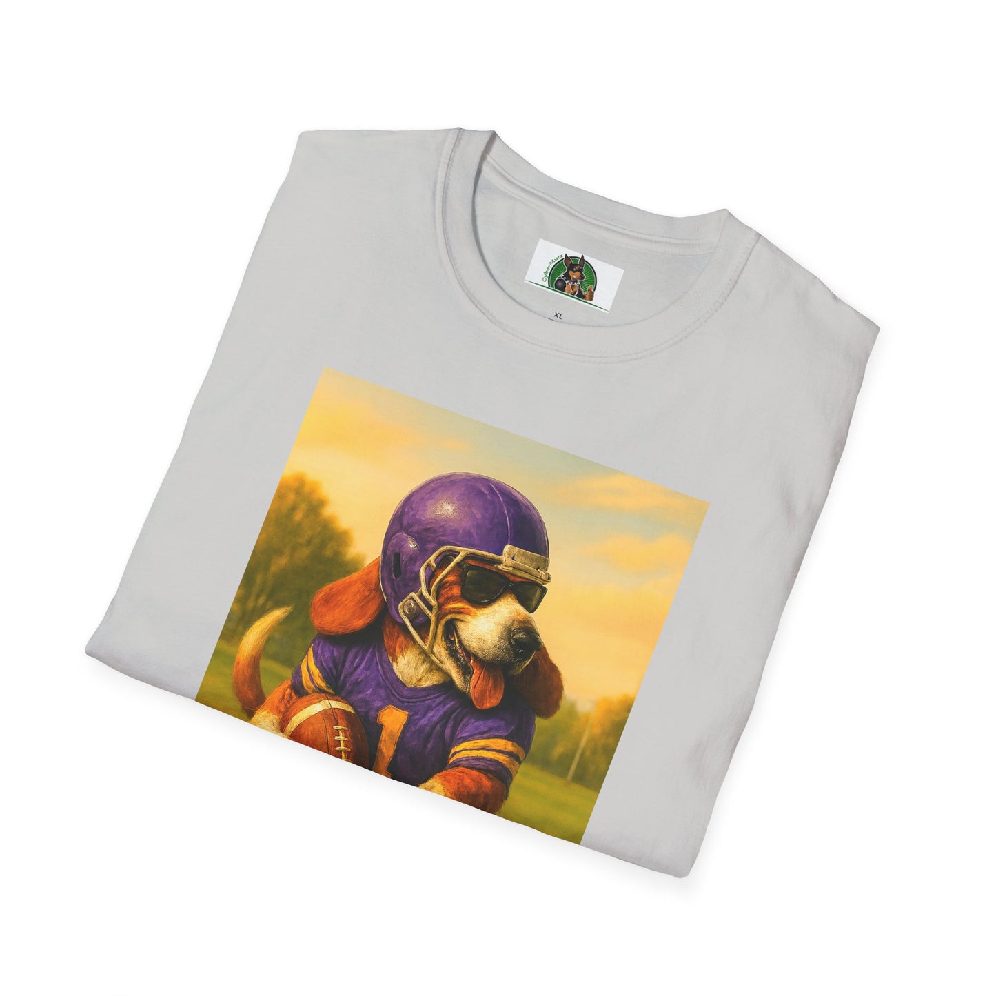 Sports Football Basset Hound T-Shirt