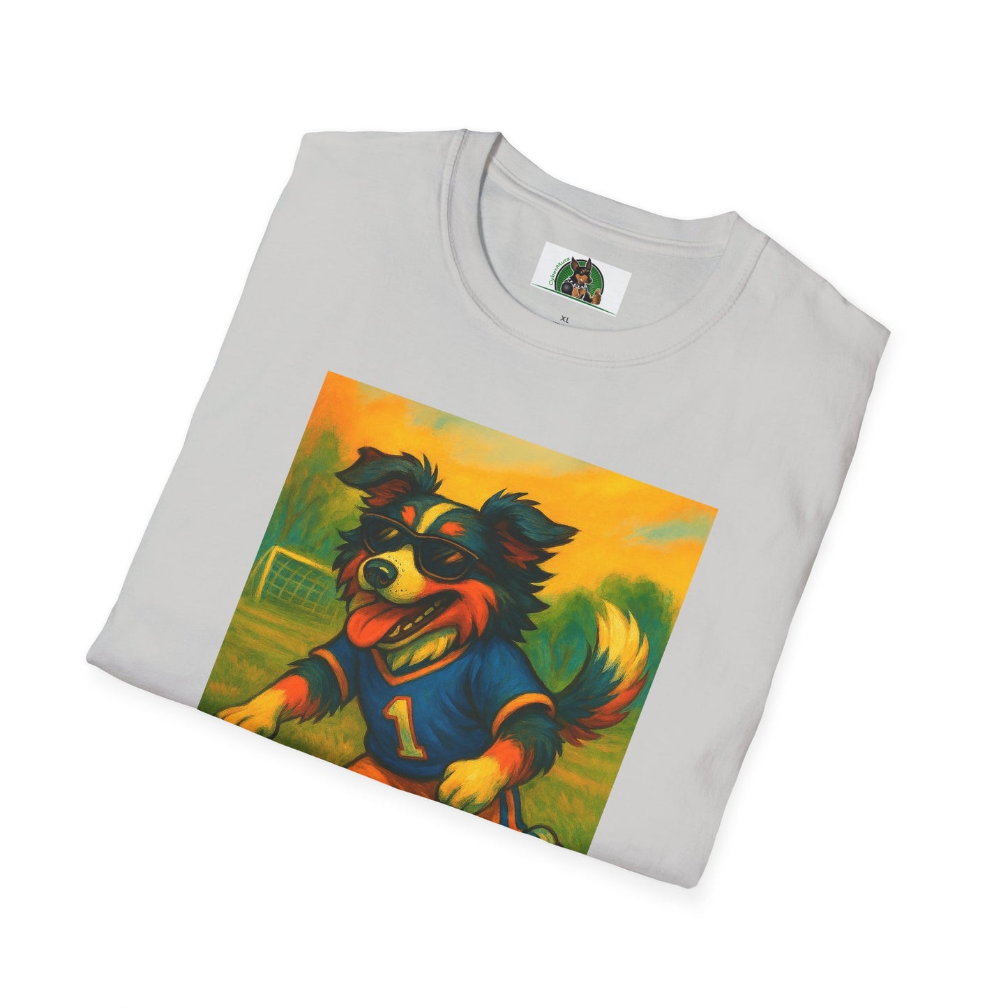 Sports Soccer Australian Shepherd Unisex T-Shirt