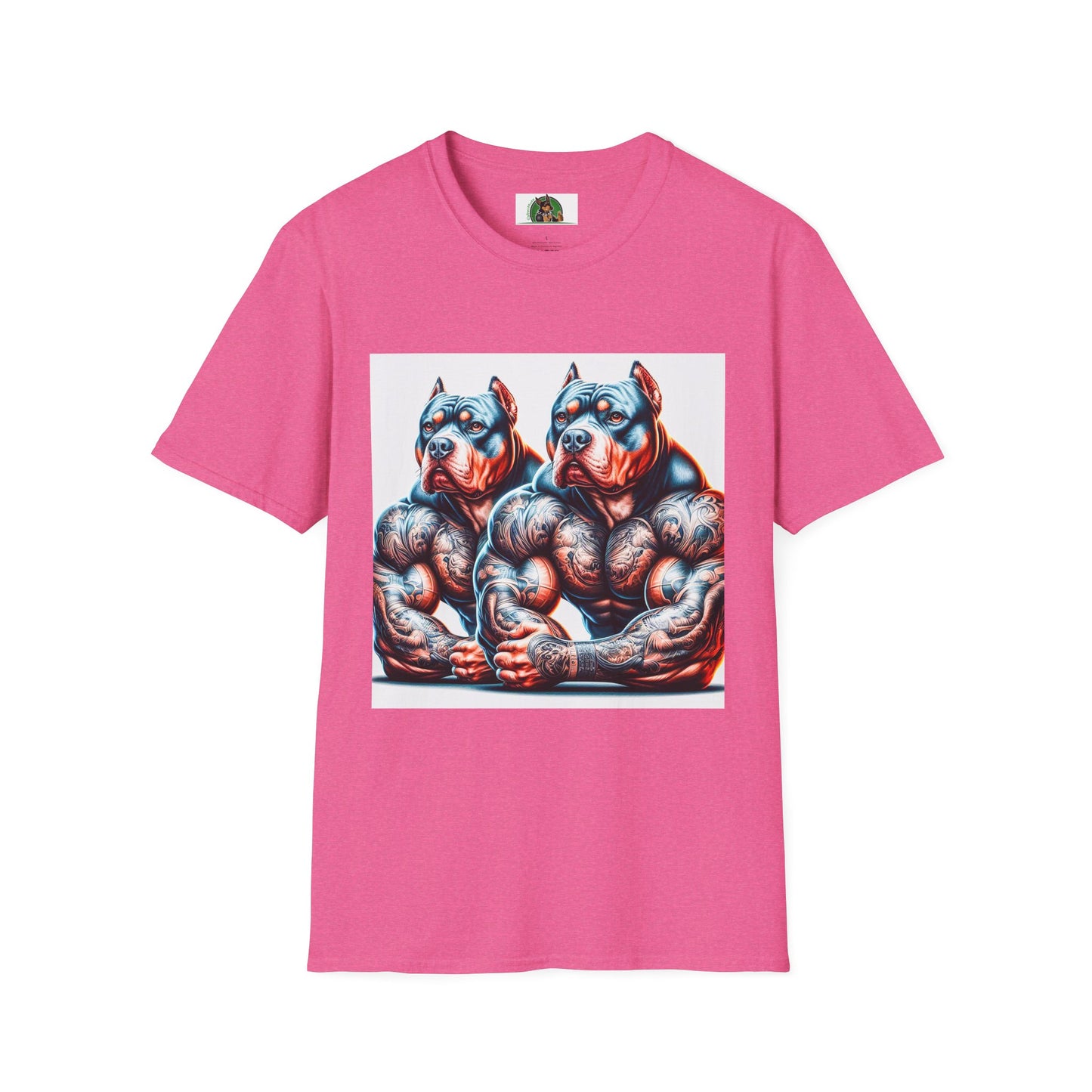 Pit Bull personal trainers shirt T-Shirt Printify S Heather Heliconia