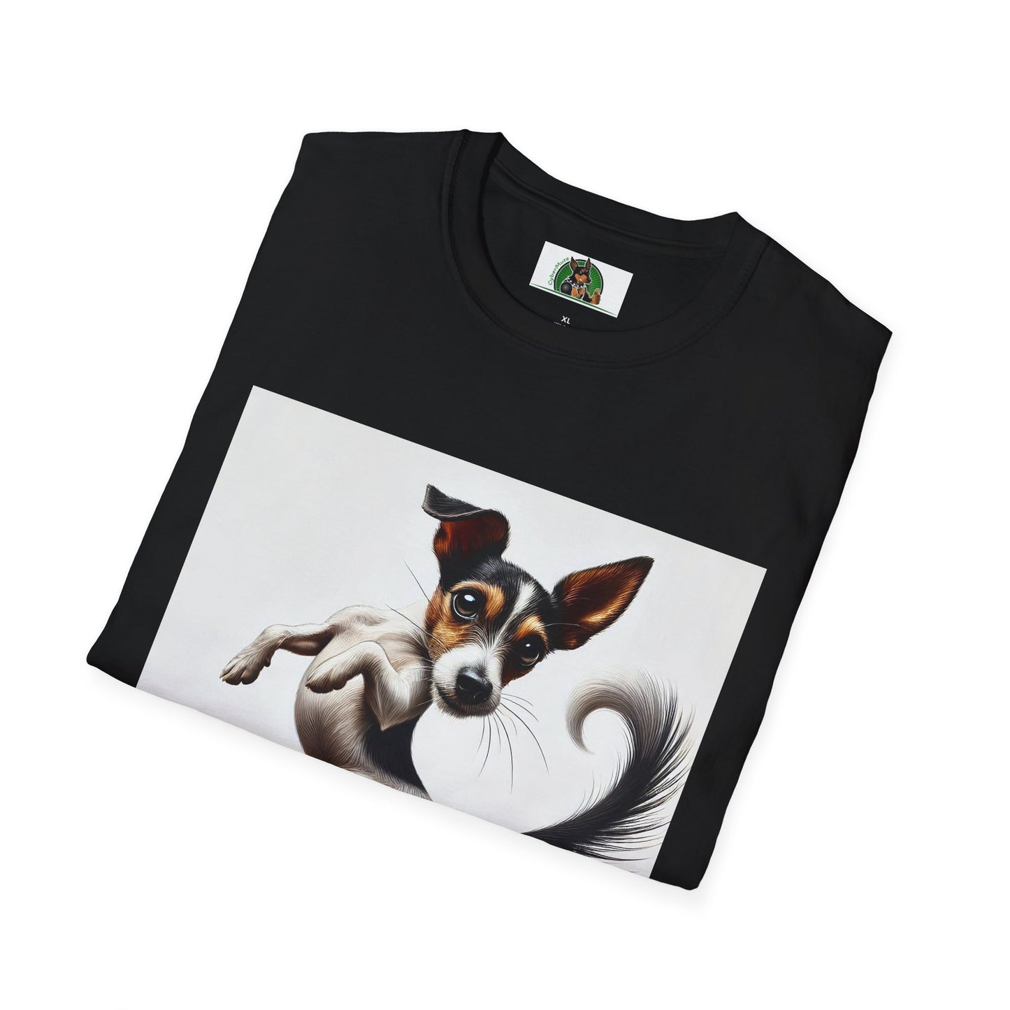 Dancing Rat Terrier T-Shirt T-Shirt Printify