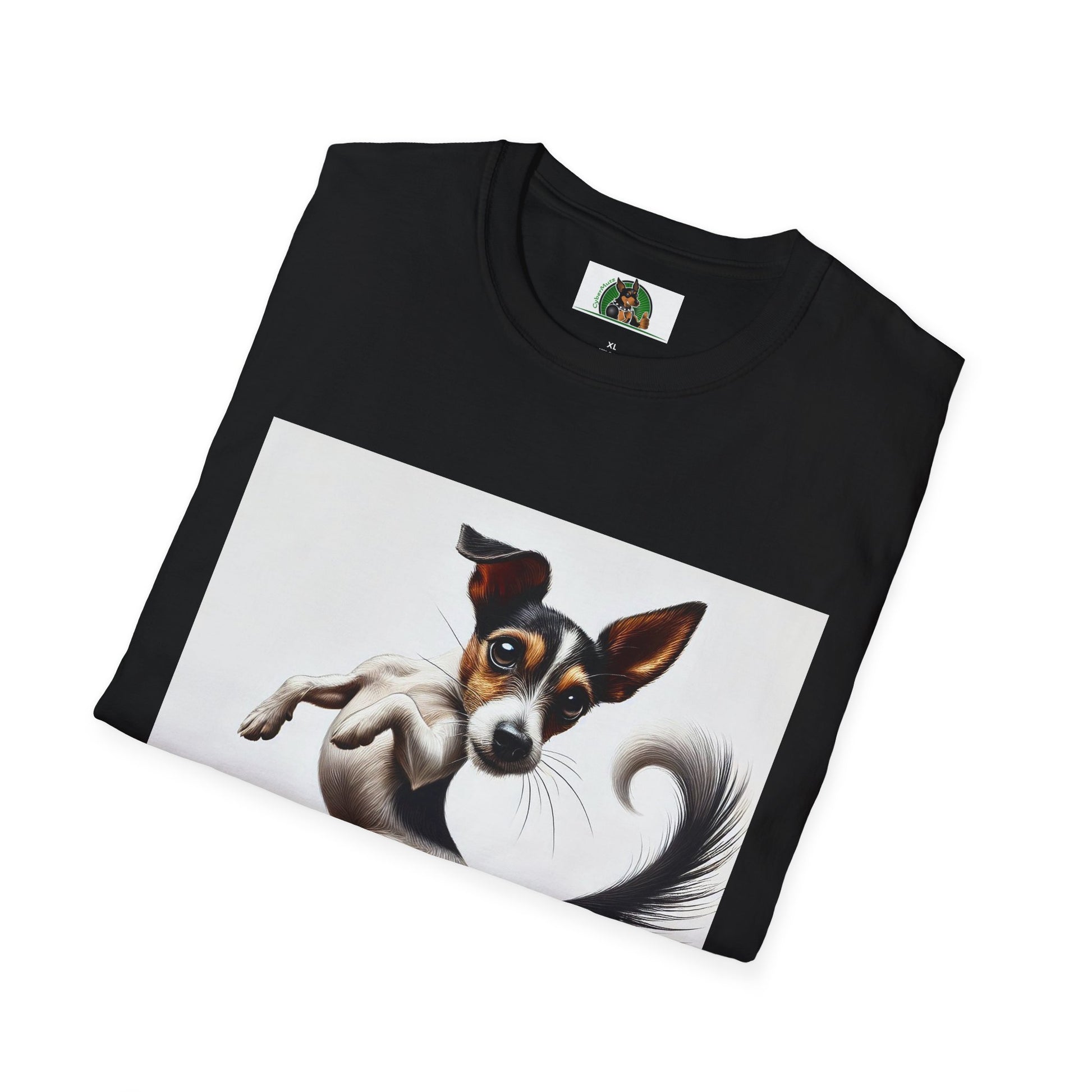 Dancing Rat Terrier T-Shirt T-Shirt Printify