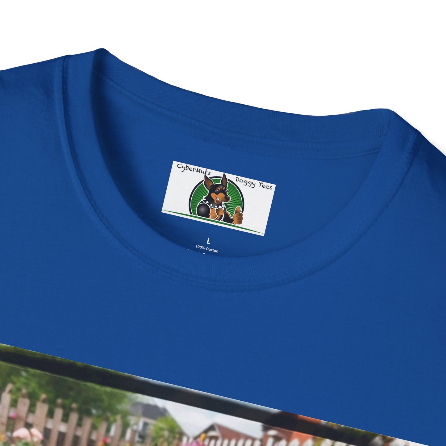 German Shepherd Dog Gardener Unisex Softstyle T-Shirt T-Shirt Printify